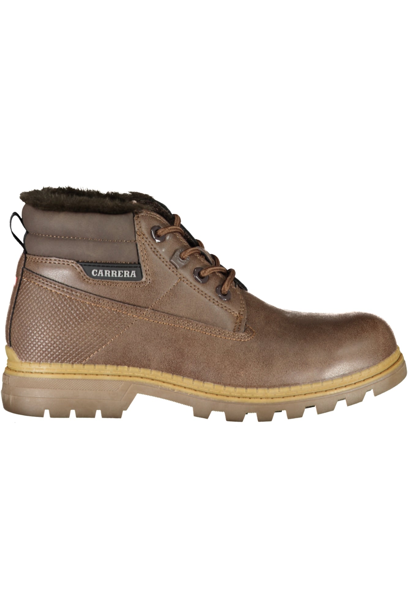 CAW73202N_MA6868COFF – Braune Damen Schnürstiefel mit Kontrastdetails und Logo - Stilvoll & Modern – Größe: 36, 37, 38, 39, 40, 41, 35 – Farbe: Marrone