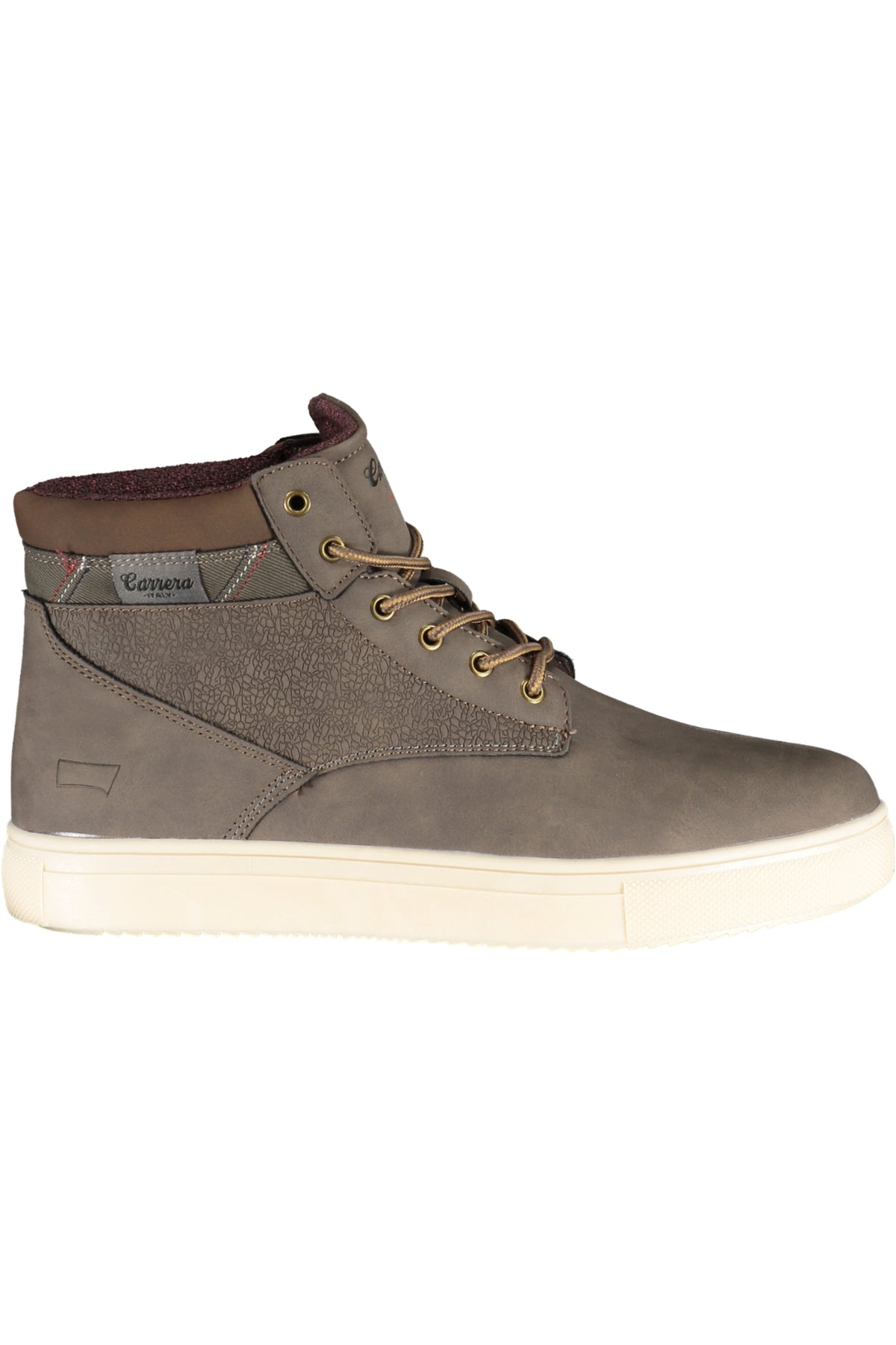 CAM23108_MA6868COFF – Herrenstiefel in Braun: Schnürschuh mit Kontrastdetails und Logo – Größe: 40, 41, 42, 43, 44, 45, 46 – Farbe: Marrone