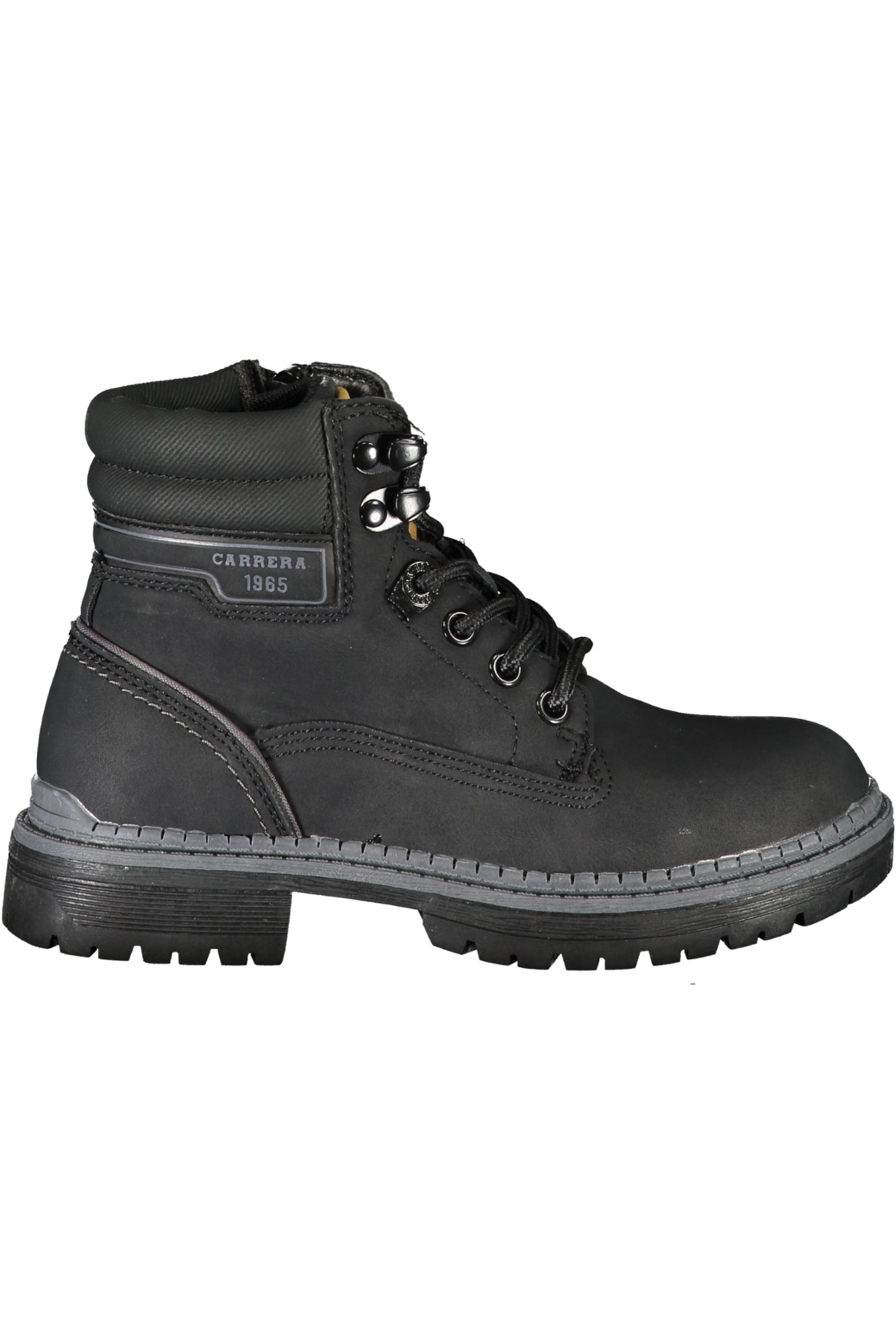 CAK73100_NE2020BLAC – Herren Stiefel Schwarz mit Schnürsenkeln und Reißverschluss – Größe: 30, 31, 32, 33, 34, 35 – Farbe: Nero