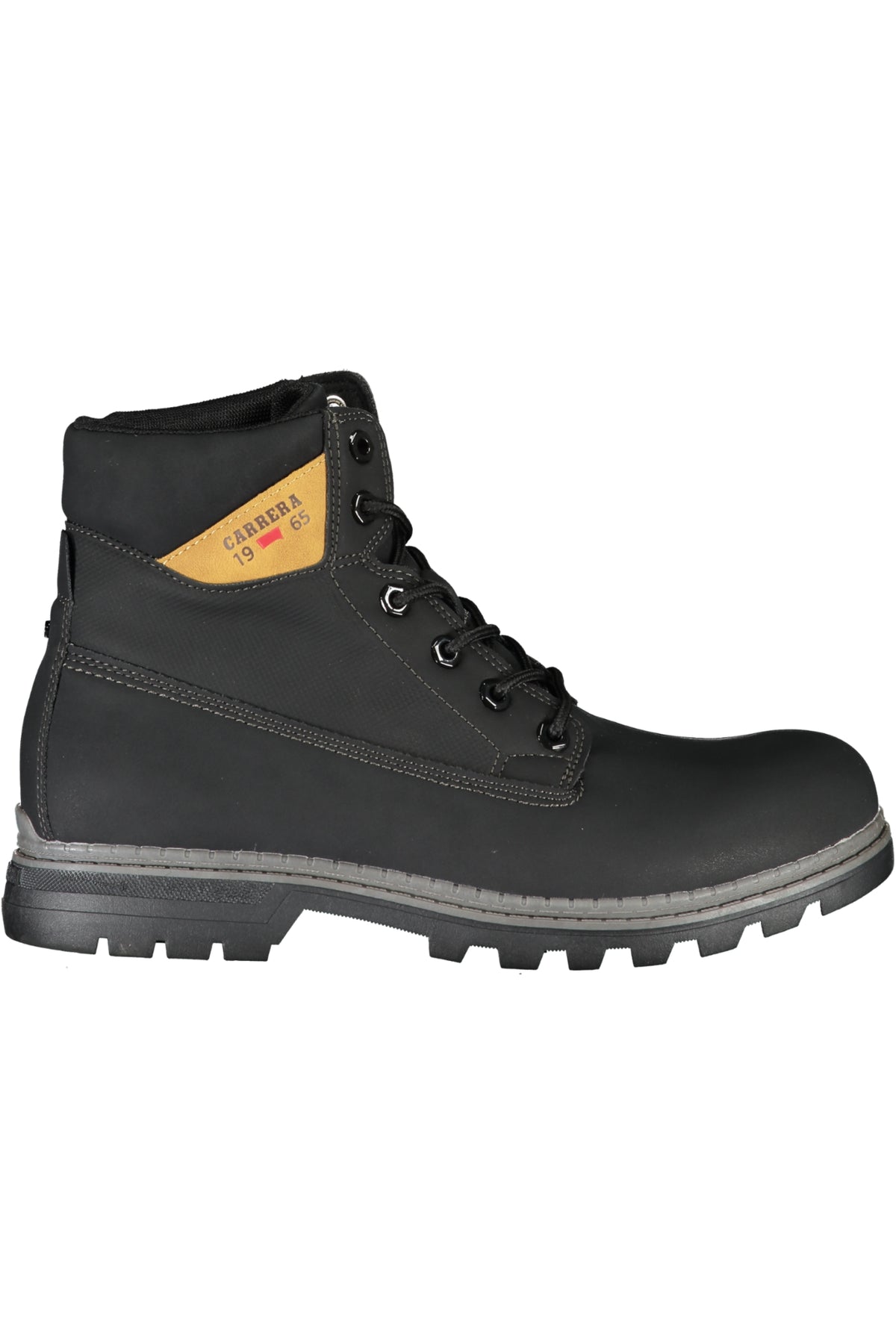 CAM73300N_NE2020BLAC – Herren-Schnürstiefel Schwarz mit Kontrastdetails und Logo-Design – Größe: 40, 41, 42, 43, 44, 45, 46 – Farbe: Nero