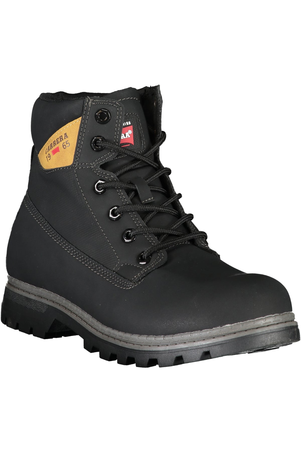 CAM73300N_NE2020BLAC – Herren-Schnürstiefel Schwarz mit Kontrastdetails und Logo-Design – Größe: 40, 41, 42, 43, 44, 45, 46 – Farbe: Nero