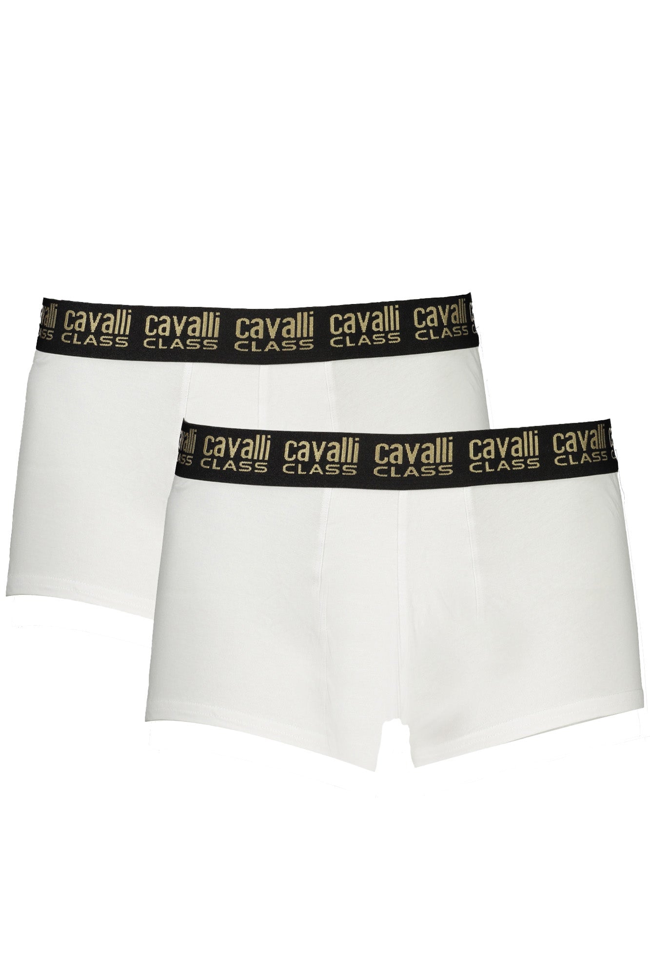 QXO01FJD003_BI00053 – Herren Boxershorts Weiß: Parigamba Doppelpack mit Logo-Druck – Größe: S, M, L, XL, 2XL – Farbe: Bianco