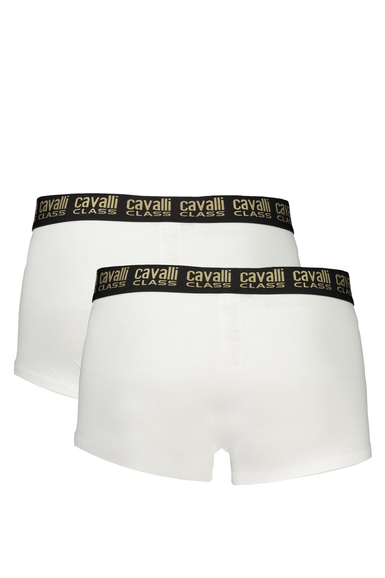 QXO01FJD003_BI00053 – Herren Boxershorts Weiß: Parigamba Doppelpack mit Logo-Druck – Größe: S, M, L, XL, 2XL – Farbe: Bianco