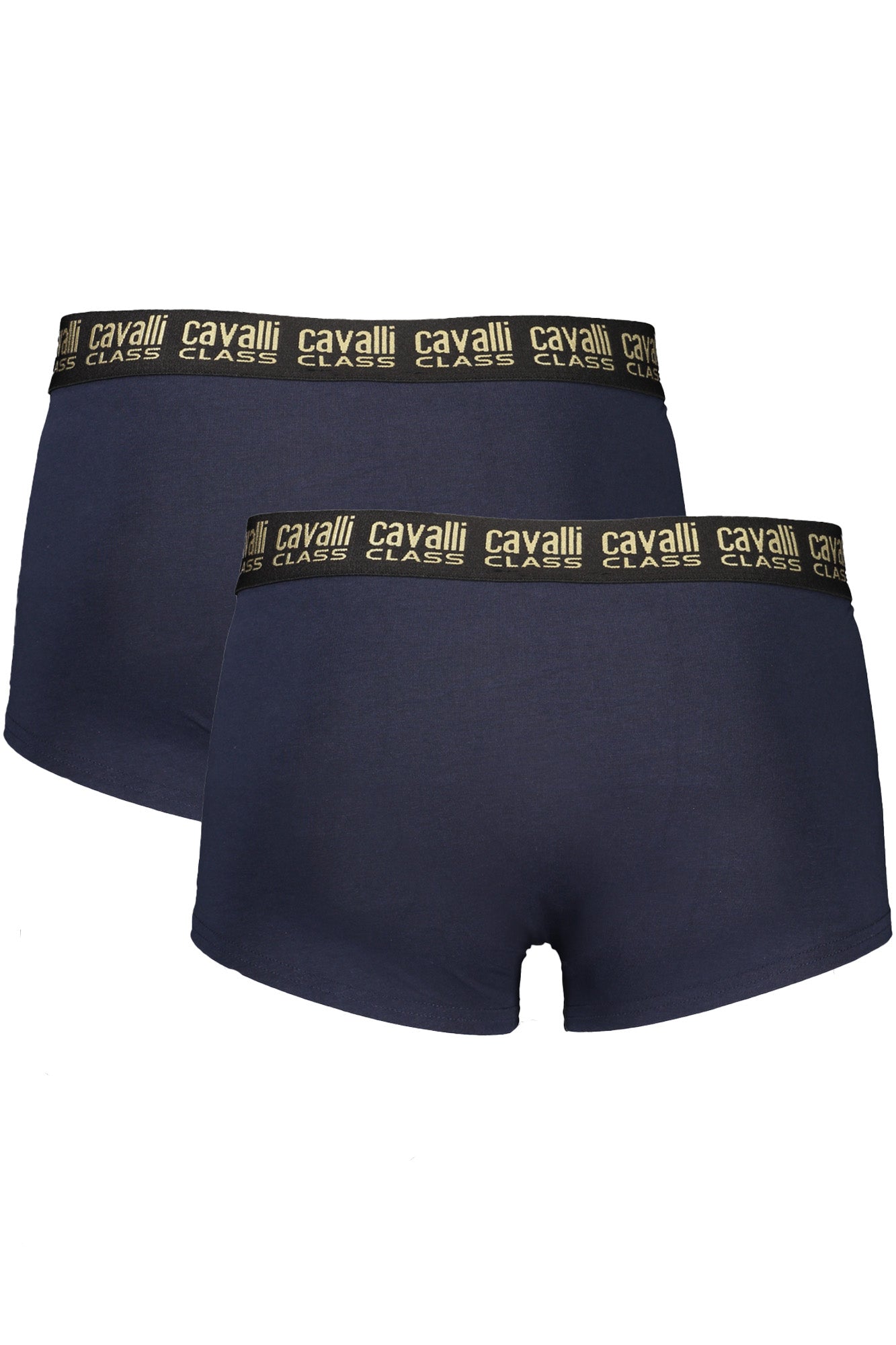 QXO01FJD003_BL04926 – Herren Boxershorts Blau Doppelpack mit Komfortbund & Print-Details – Größe: S, M, L, XL, 2XL – Farbe: Blu