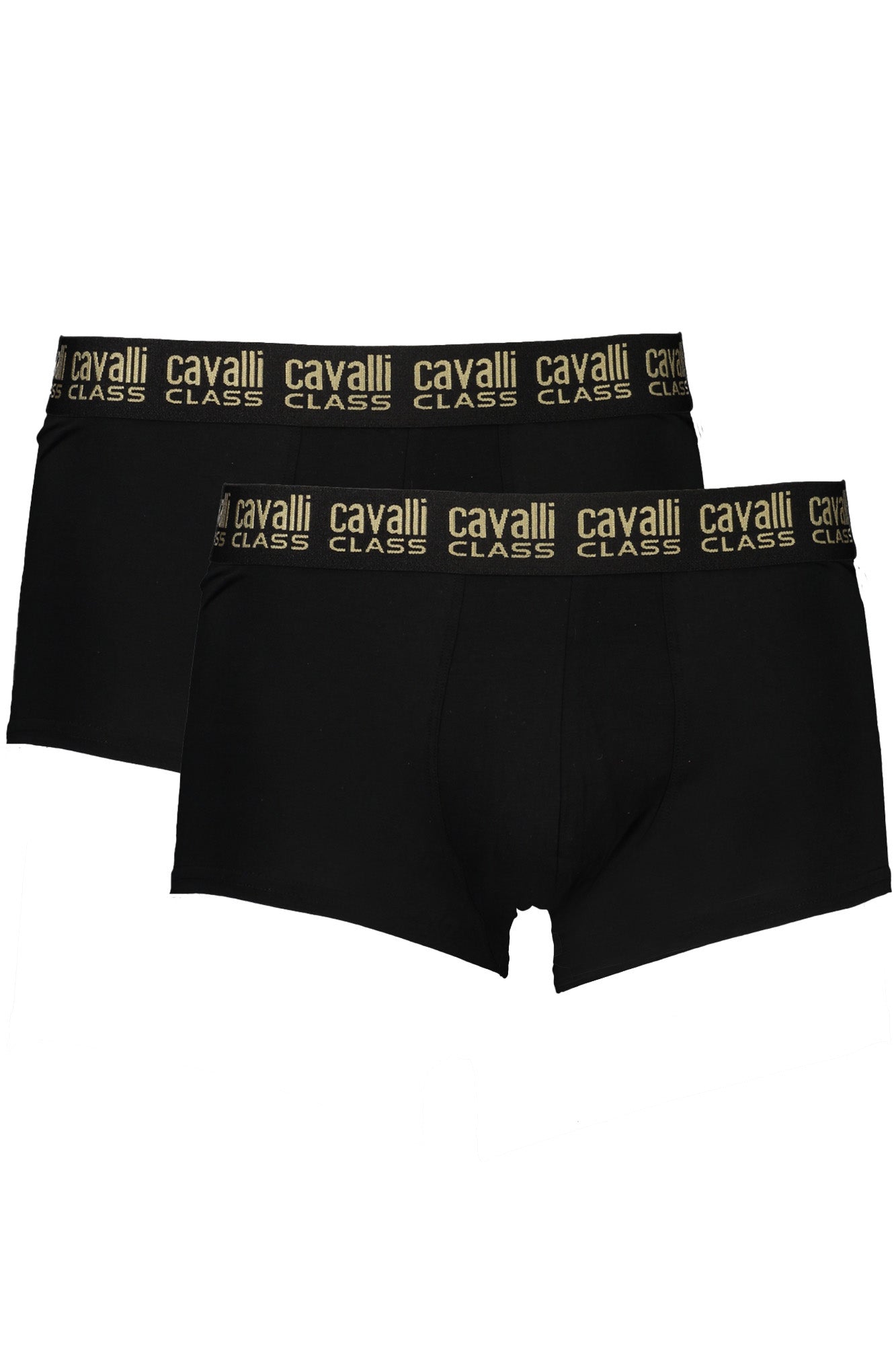 QXO01FJD003_NE05051 – Doppelte Eleganz: Schwarze Herren-Boxershorts mit Logo-Druck – Größe: S, M, L, XL, 2XL – Farbe: Nero