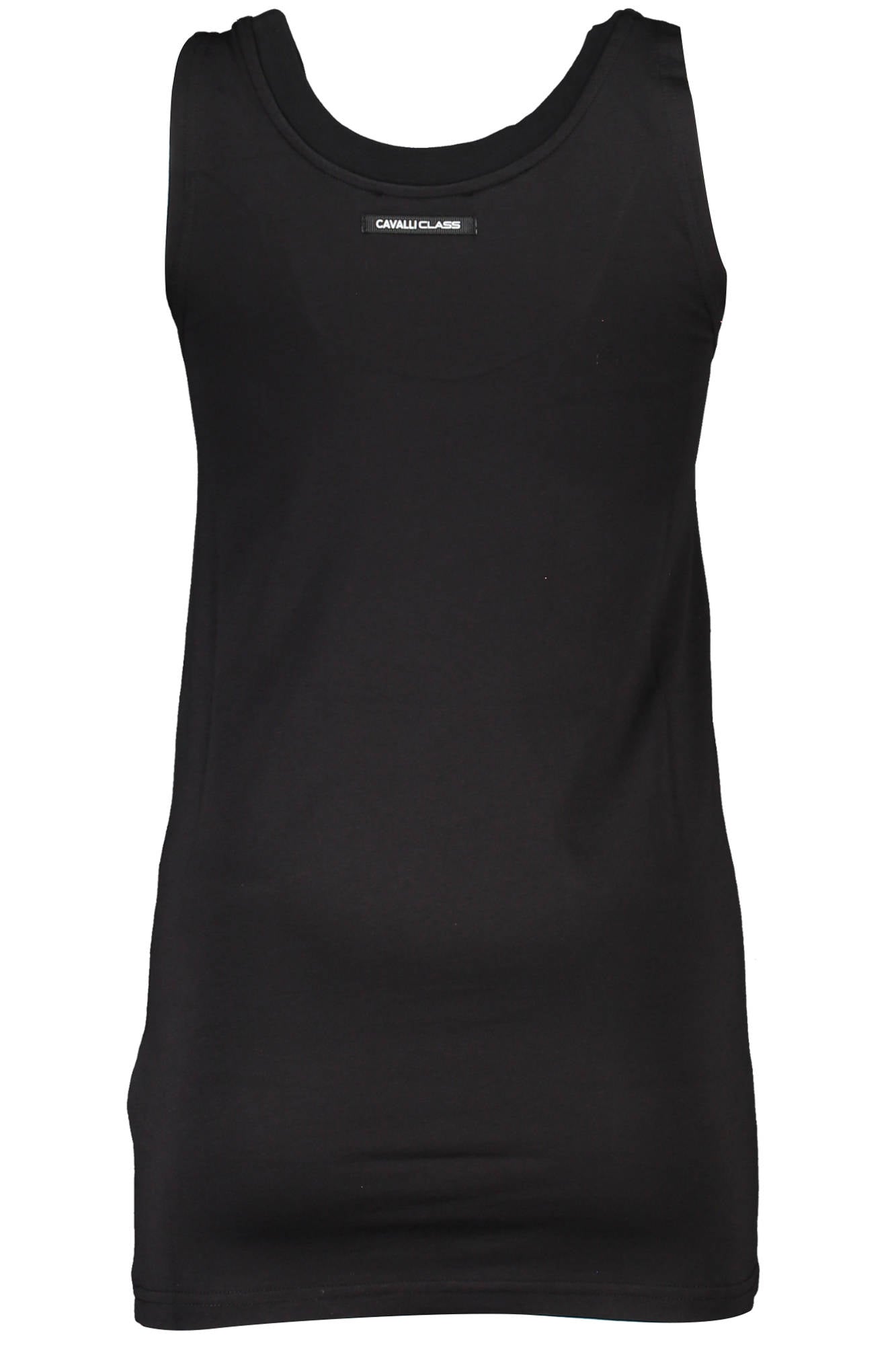QXT62E-JD060_NERO_05051 – Elegantes Damen-Tanktop in Schwarz mit Print und Rundhalsausschnitt – Größe: S, M, L, XL, 2XL – Farbe: Nero