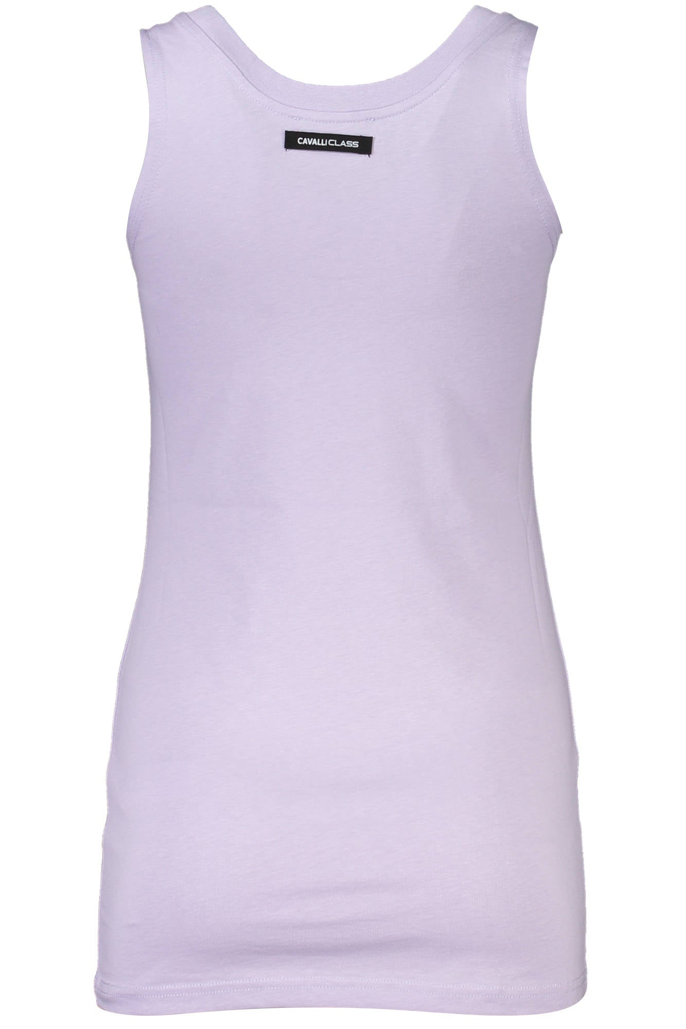 QXT62I-JD060_VIOLA_03001 – Violettes Damen-Trägershirt mit Druck und Rundhalsausschnitt – Größe: XS, S, M, L, XL – Farbe: Viola