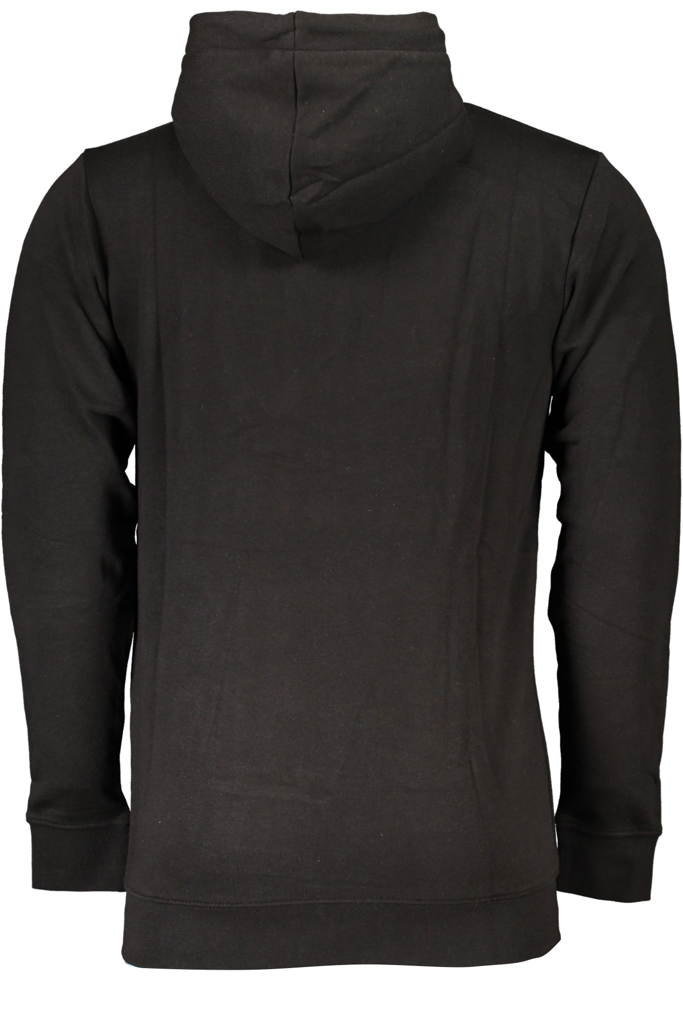 RXT65HCF062_NE05051 – Stylisches Herren-Sweatshirt: Schwarz, Kapuze, Reißverschluss, Logo-Druck – Größe: S, M, L, XL, 2XL, 3XL – Farbe: Nero