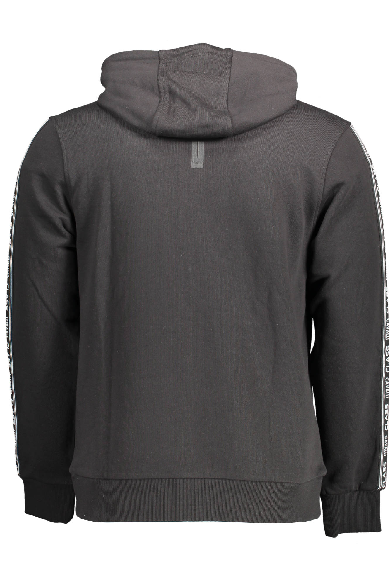 OXT60M-CF050_NERO_05000 – Hochwertiges Herren-Sweatshirt mit Reißverschluss und Kontrastdetails – Größe: 2XL – Farbe: Nero