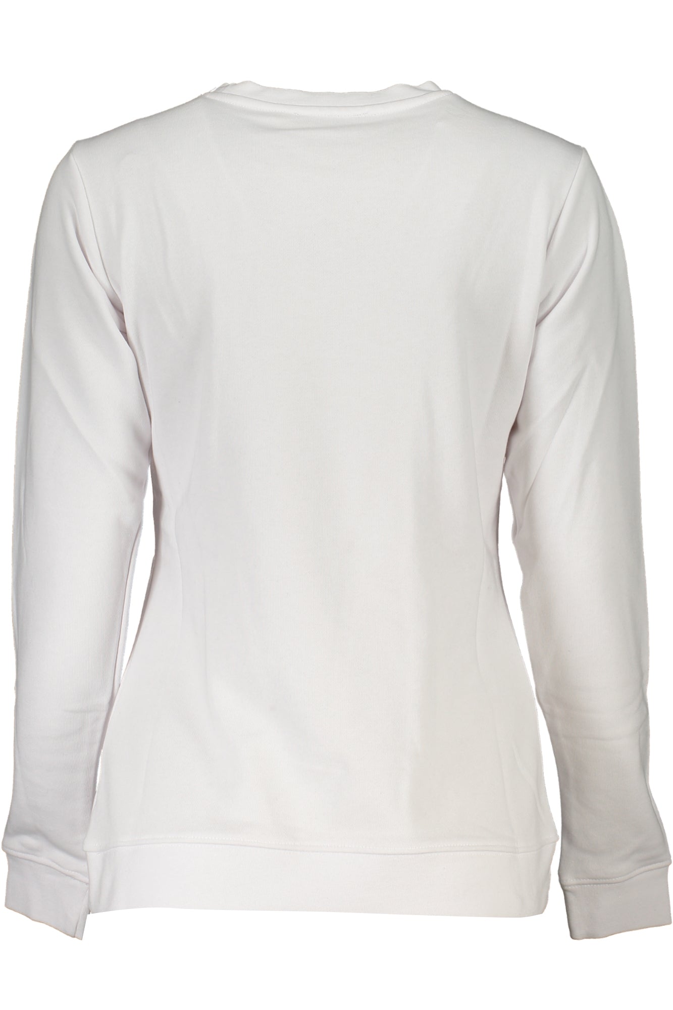 RXT67CCF062_BI00053 – Weißes Damen Sweatshirt ohne Reißverschluss - Lange Ärmel & Rundhals – Größe: XS, S, M, L, XL, 2XL – Farbe: Bianco