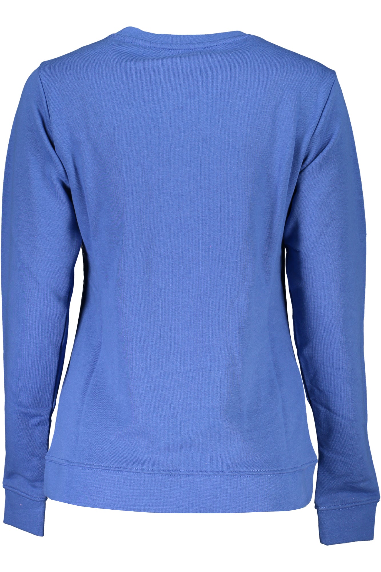 RXT67ACF062_BL04500 – Blaues Damen Sweatshirt – Rundhals, Langarm, mit Stickerei-Logo – Größe: XS, S, M, L, XL, 2XL – Farbe: Blu