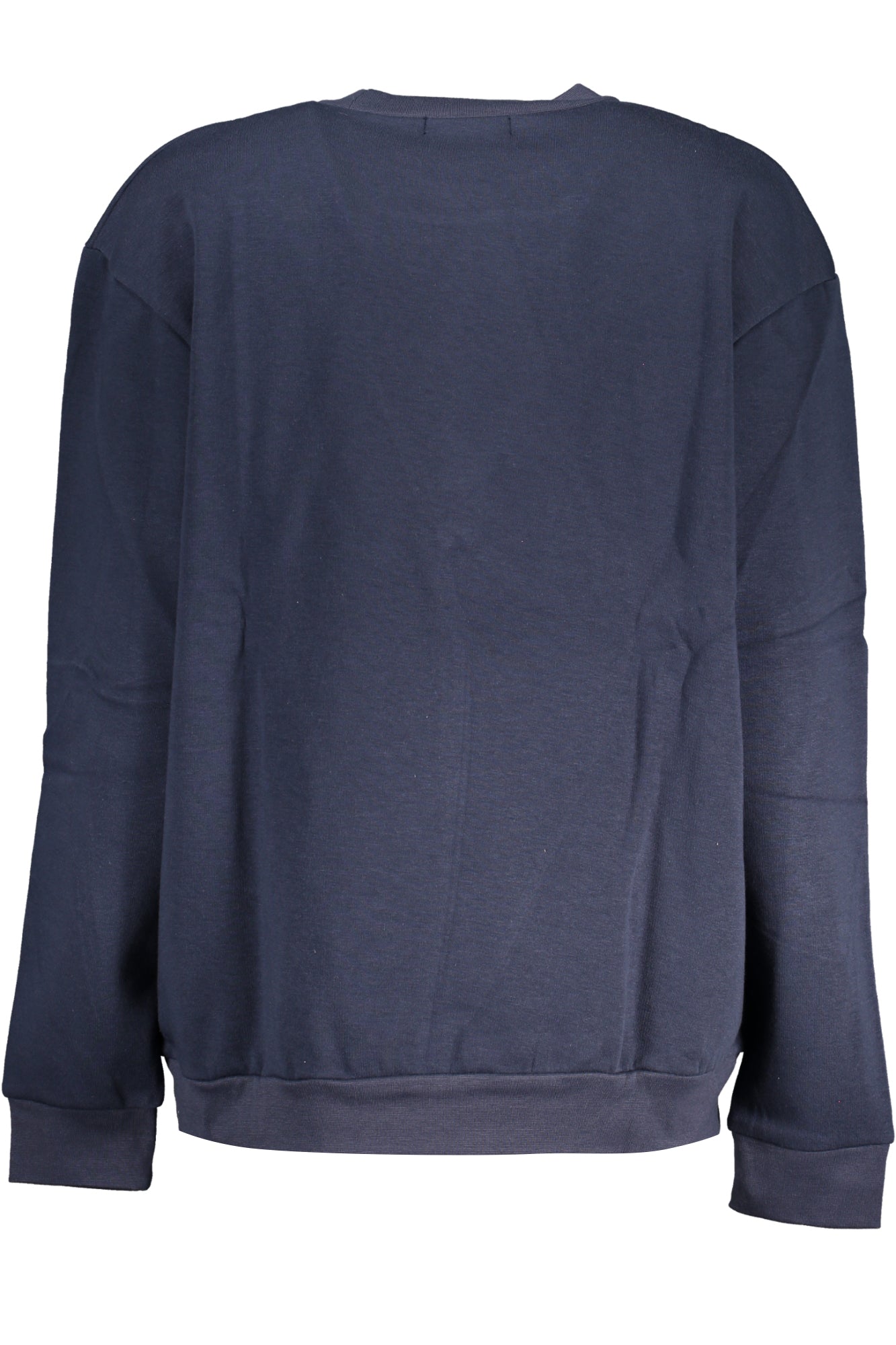 QXT67XCF062_BL04926 – Eleganter Damenpullover: Blaues Langarm-Sweatshirt mit Stickerei – Größe: M, L, XL, S – Farbe: Blu