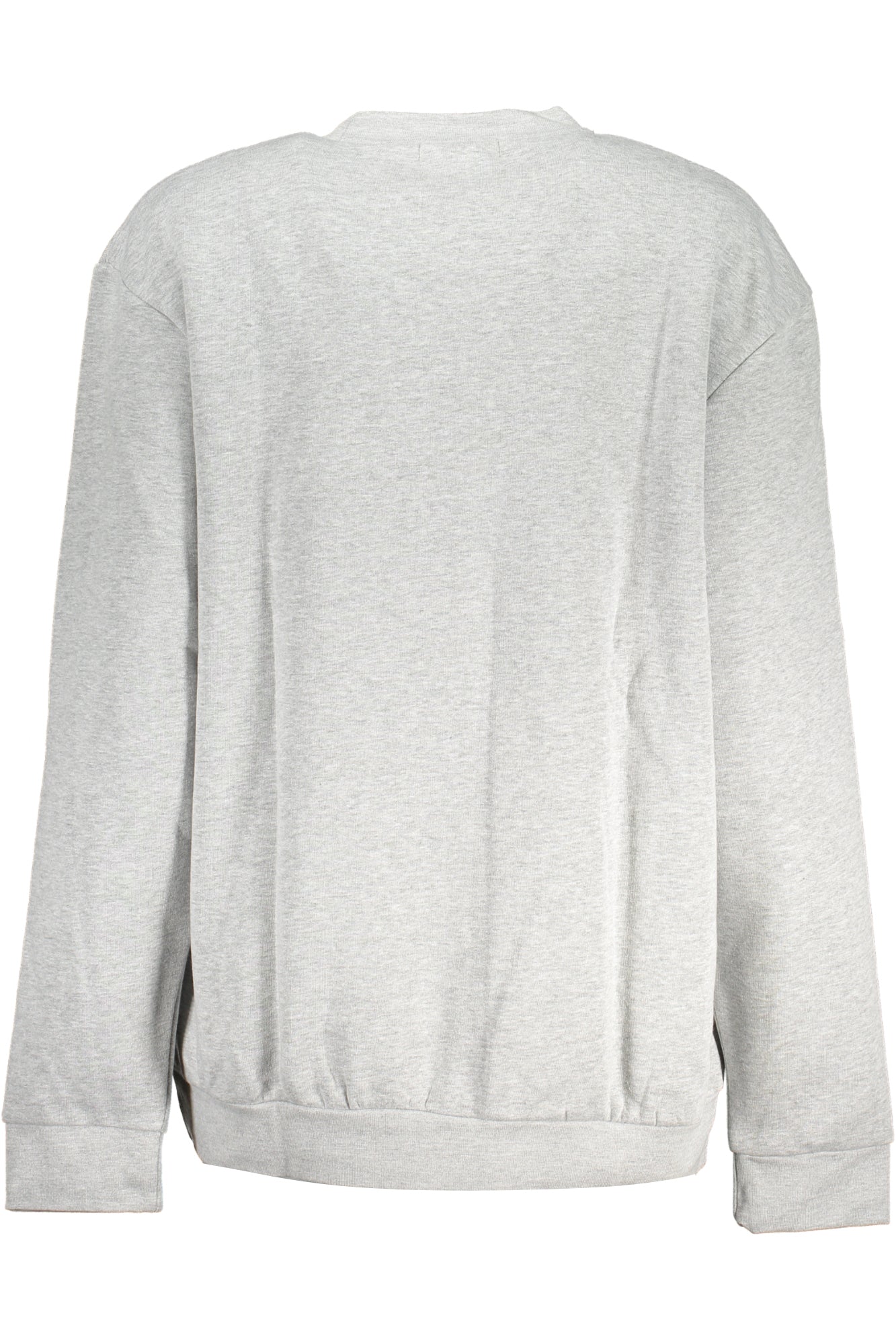 QXT67XCF062_GR05014 – Elegantes Damen Langarm-Sweatshirt Grau mit Stickerei & Logo – Größe: XS, S, M, L, XL, 2XL – Farbe: Grigio