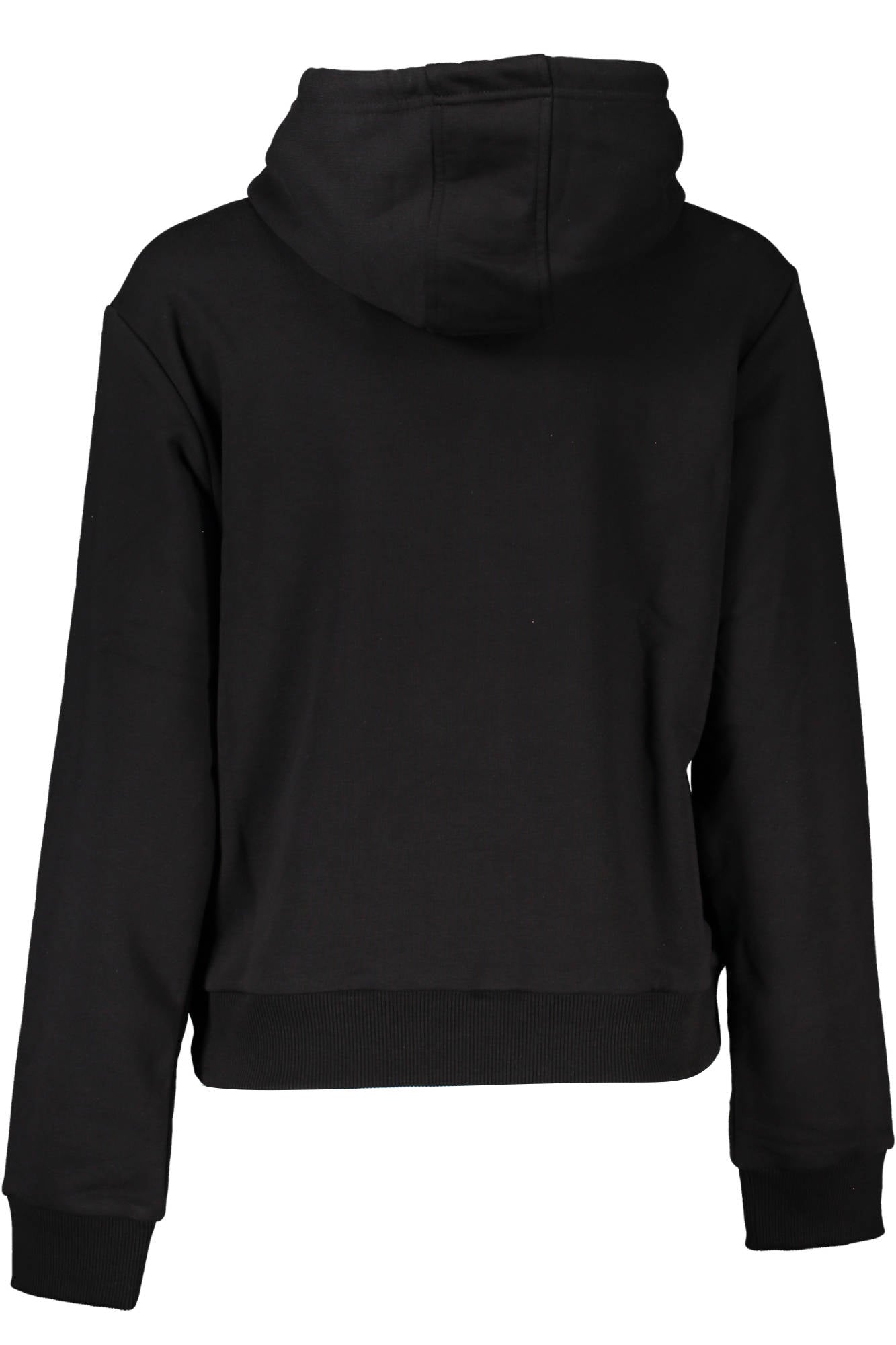 QXT67B-JD060_NERO_05051 – Elegantes Damen-Sweatshirt in Schwarz mit Grafikdruck und Kapuze – Größe: M, L, 2XL – Farbe: Nero