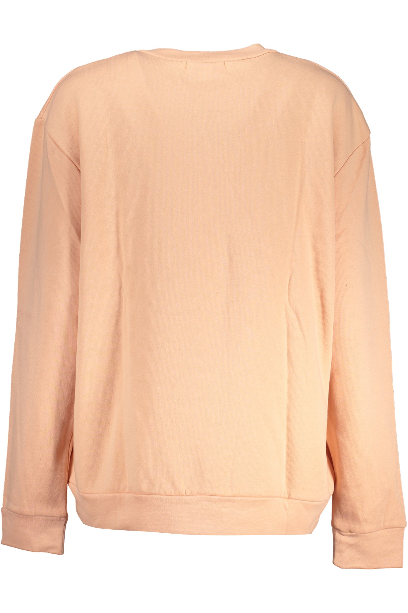 QXT67XCF062_RS02501 – Rosa Damenpullover: Sweatshirt mit Stickerei und Rundhalsausschnitt – Größe: XS, S, M, L, XL, 2XL – Farbe: Rosa