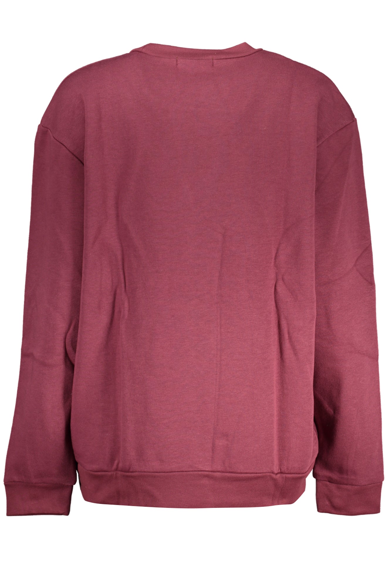 QXT67XCF062_VI03500 – Lila Damenpullover: Stilvolles Sweatshirt mit Stickerei & Logo – Größe: XS, S, M, L – Farbe: Viola
