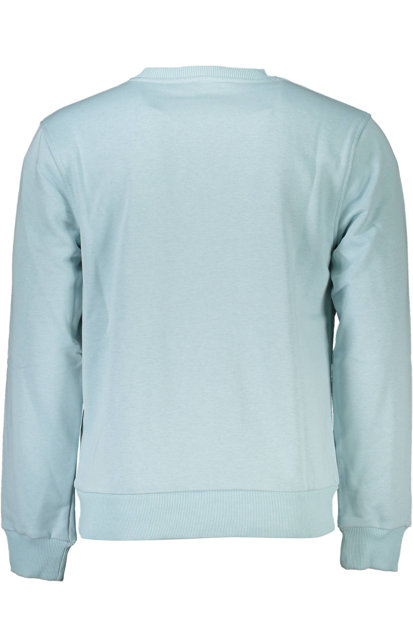 QXT65B-CF062_AZZURRO_04504 – Herren Langarm-Sweatshirt Blau mit Druck und Rundhalsausschnitt – Größe: M, L, XL, 2XL – Farbe: Azzurro