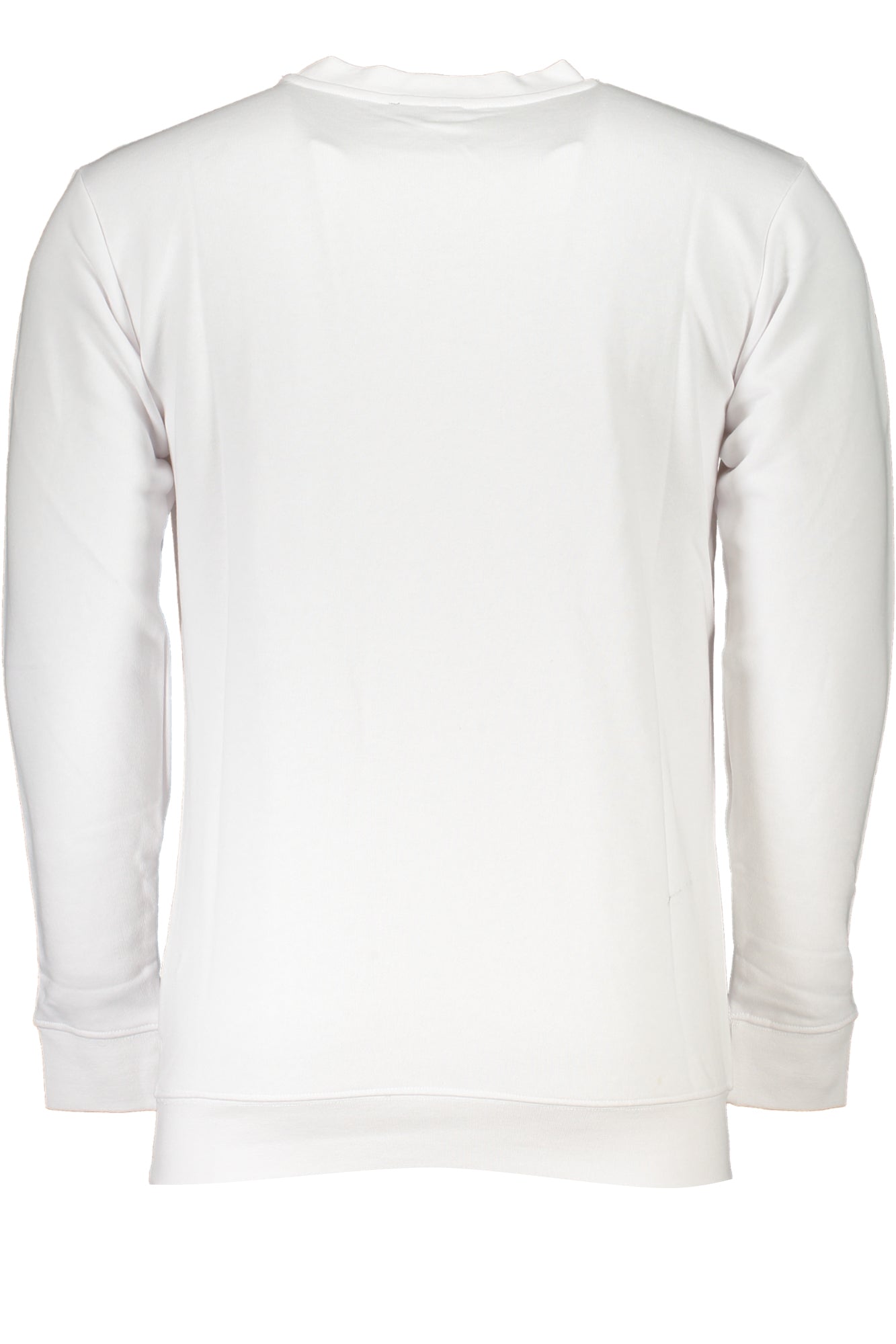 RXT65CCF062_BI00053 – Stilvolles Herren Sweatshirt Weiß ohne Reißverschluss – Langer Ärmel – Größe: S, M, L, XL, 2XL, 3XL – Farbe: Bianco