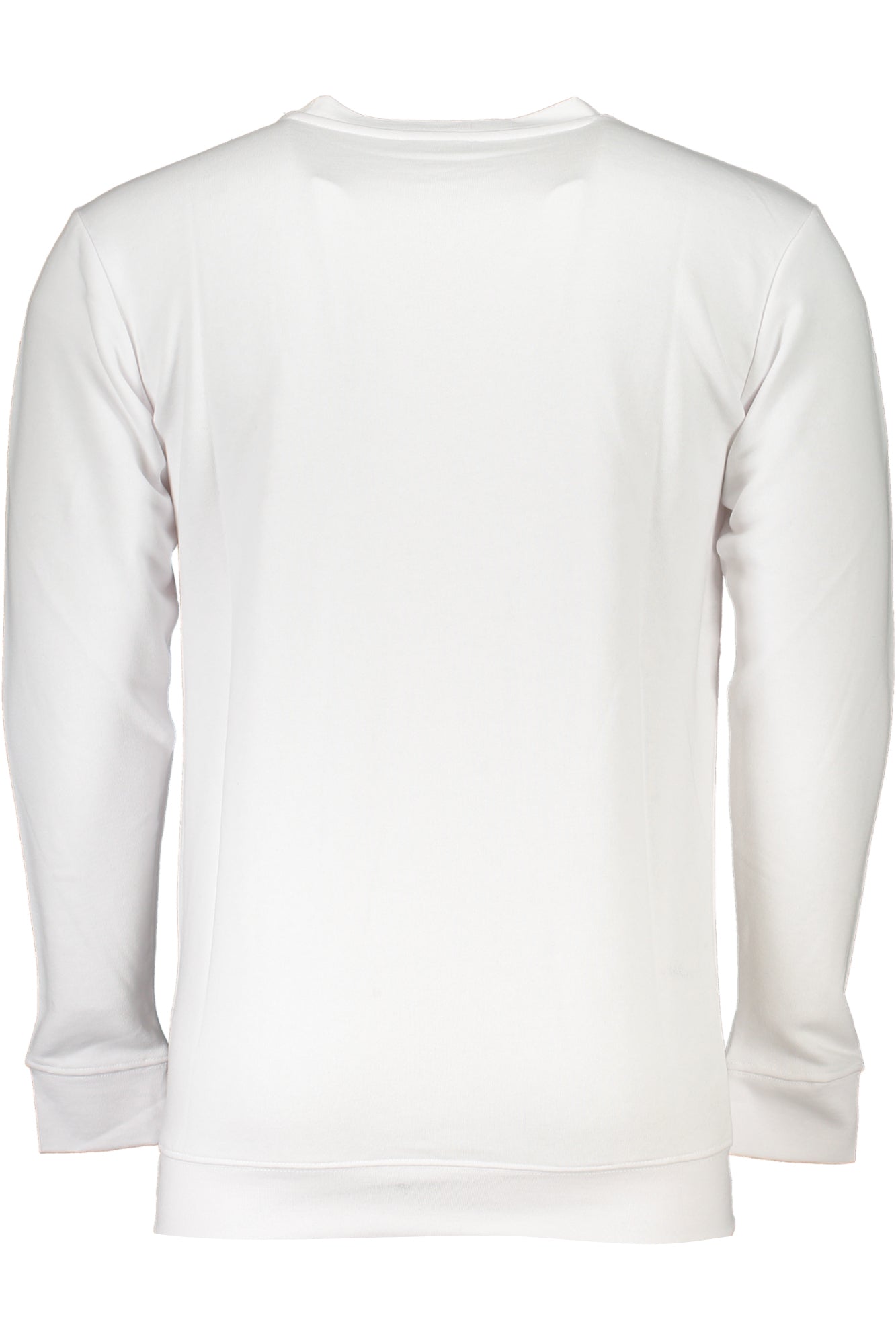 RXT65ACF062_BI00053 – Weißes Herren-Sweatshirt - Rundhalsausschnitt, Logo-Druck, Langarm – Größe: XL, 2XL, 3XL – Farbe: Bianco