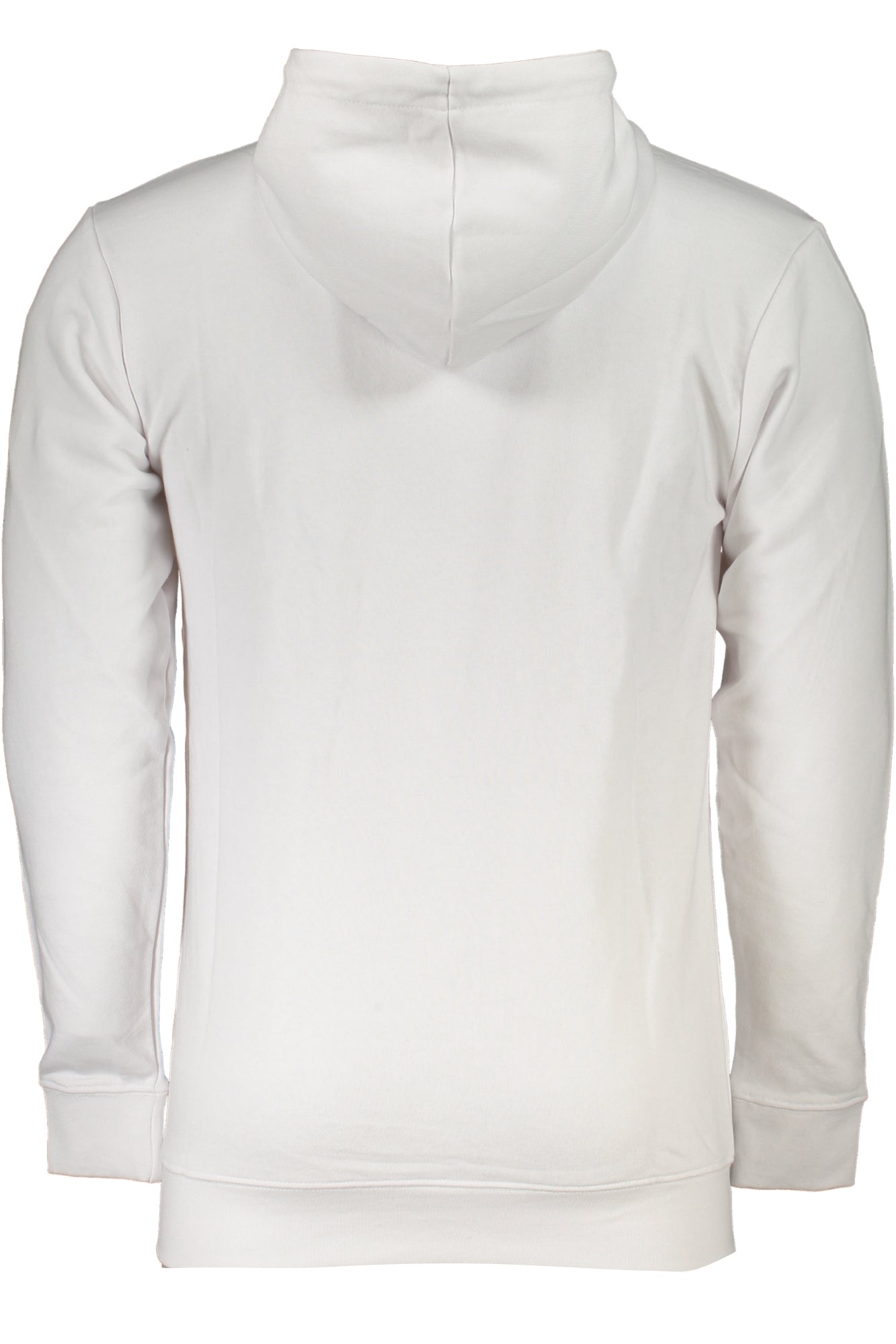 RXT65JCF062_BI00053 – Weißes Herren-Sweatshirt ohne Reißverschluss – Langarm-Hoodie mit Logo – Größe: S, M, L, XL, 2XL, 3XL – Farbe: Bianco