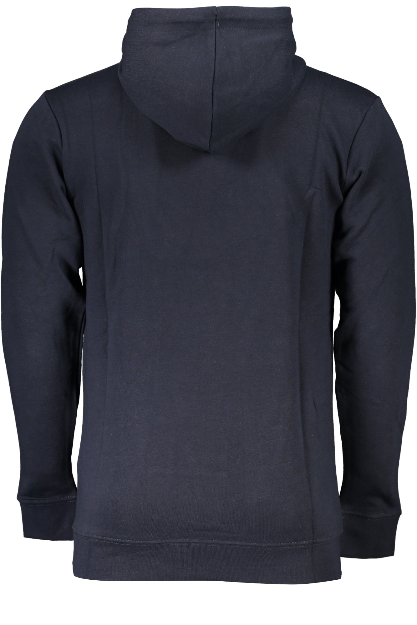 RXT65JCF062_BL04926 – Blaues Herren-Sweatshirt ohne Reißverschluss: Langarm mit Druck – Größe: S, M, L, XL, 2XL, 3XL – Farbe: Blu