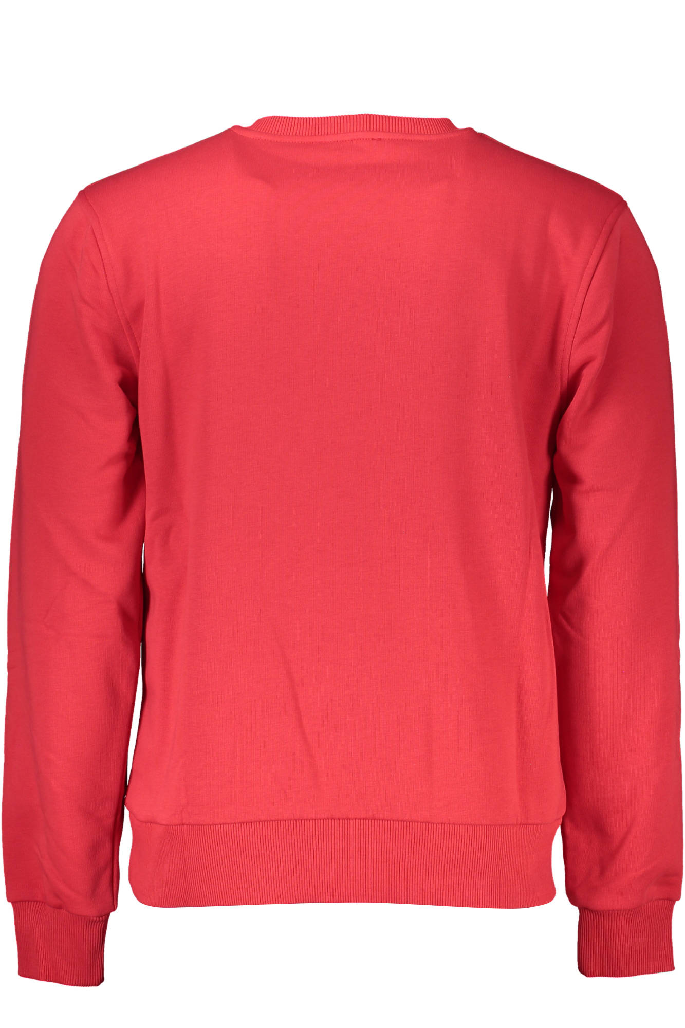 QXT65B-CF062_ROSSO_02000 – Herren Sweatshirt Rot | Angeraut & Bedruckt | Rundhalsausschnitt – Größe: S, M – Farbe: Rosso