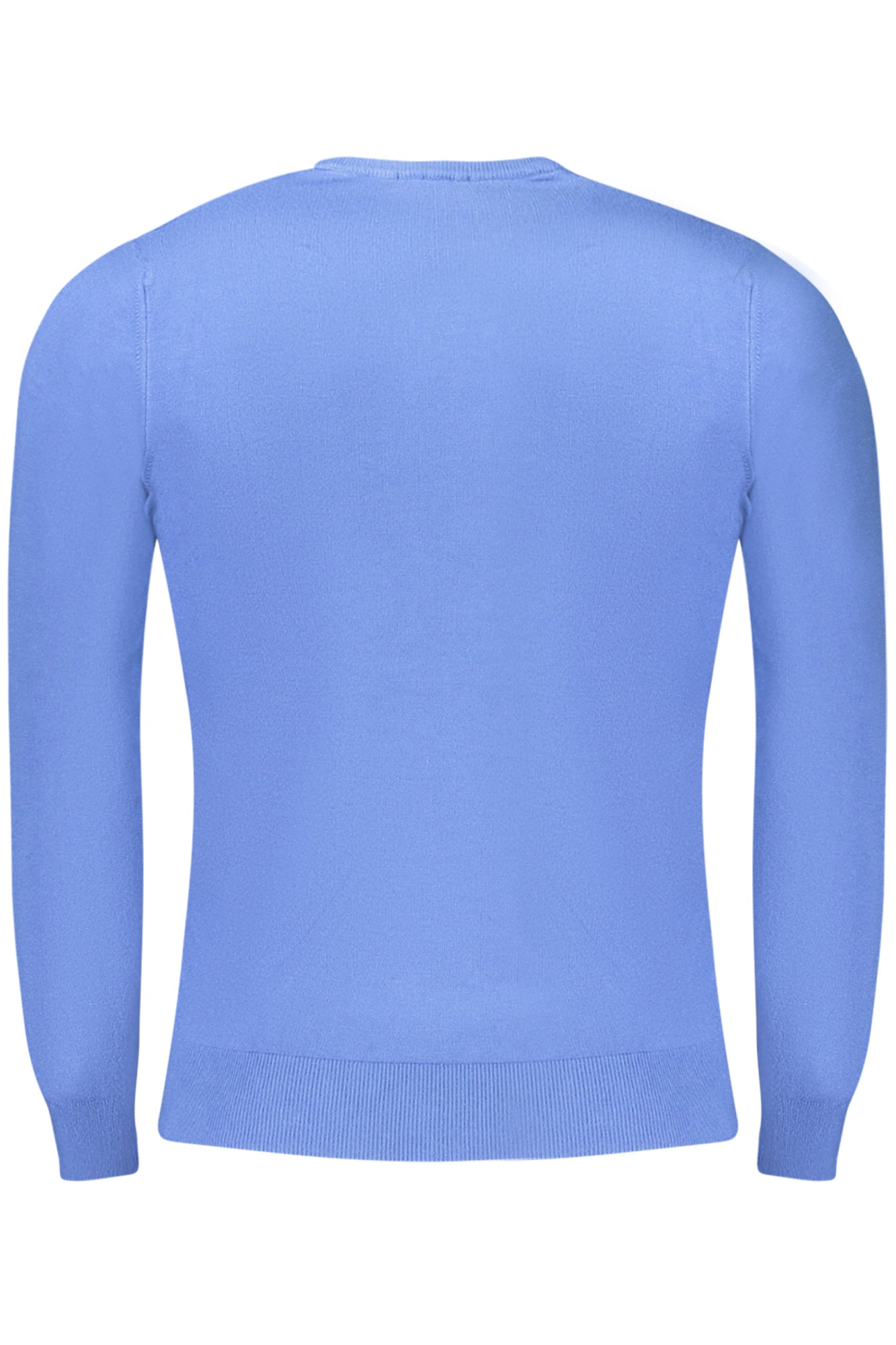 TXM60A_BL04986 – Eleganter Herrenpullover in Blau mit Stickerei und Rundhalsausschnitt – Größe: M, L, XL, 2XL – Farbe: Blu