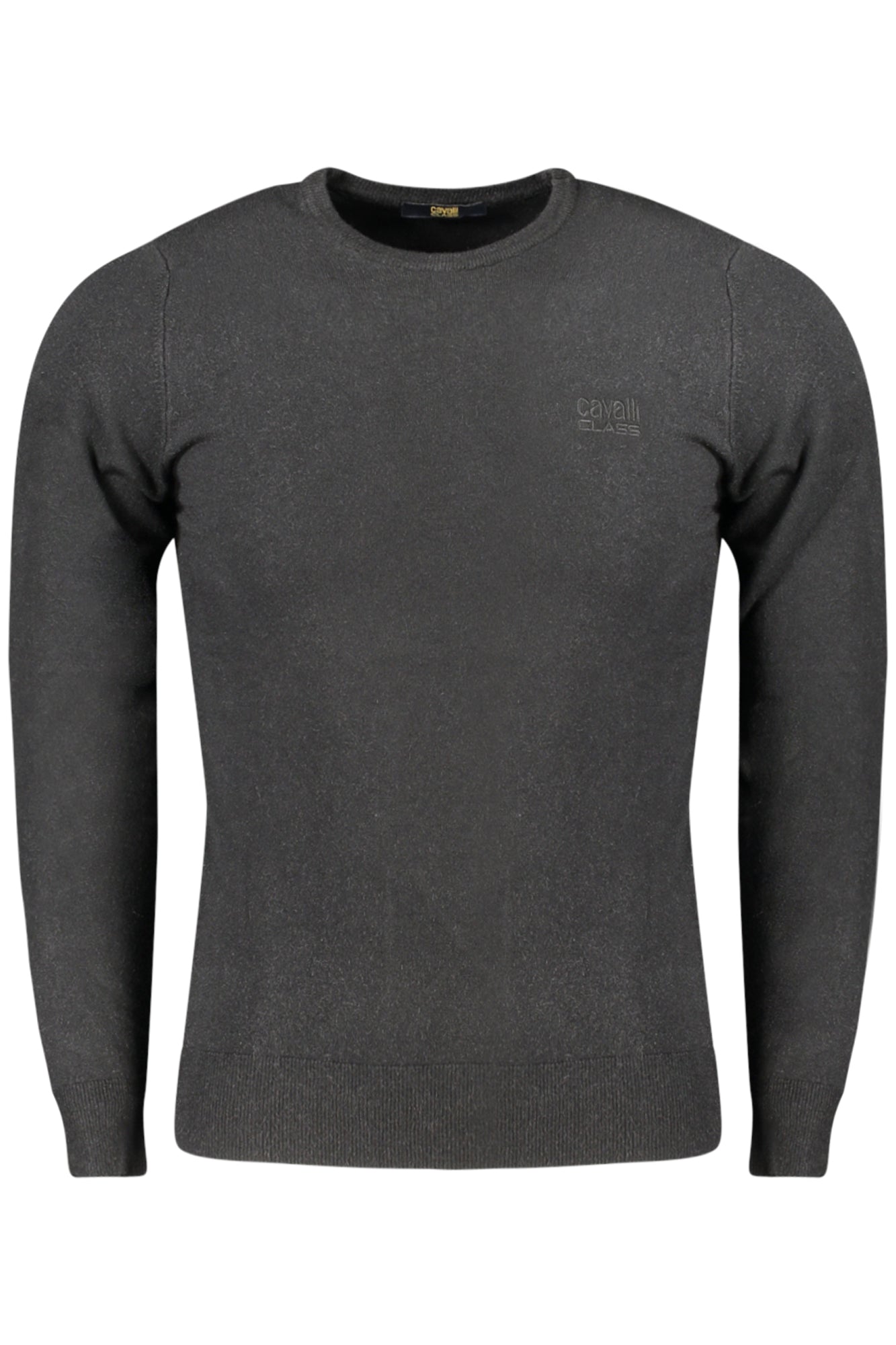 TXM60A_NE05051 – Herrenpullover Schwarz: Langarmshirt mit Stickerei und Rundhals – Größe: M, L, XL, 2XL – Farbe: Nero