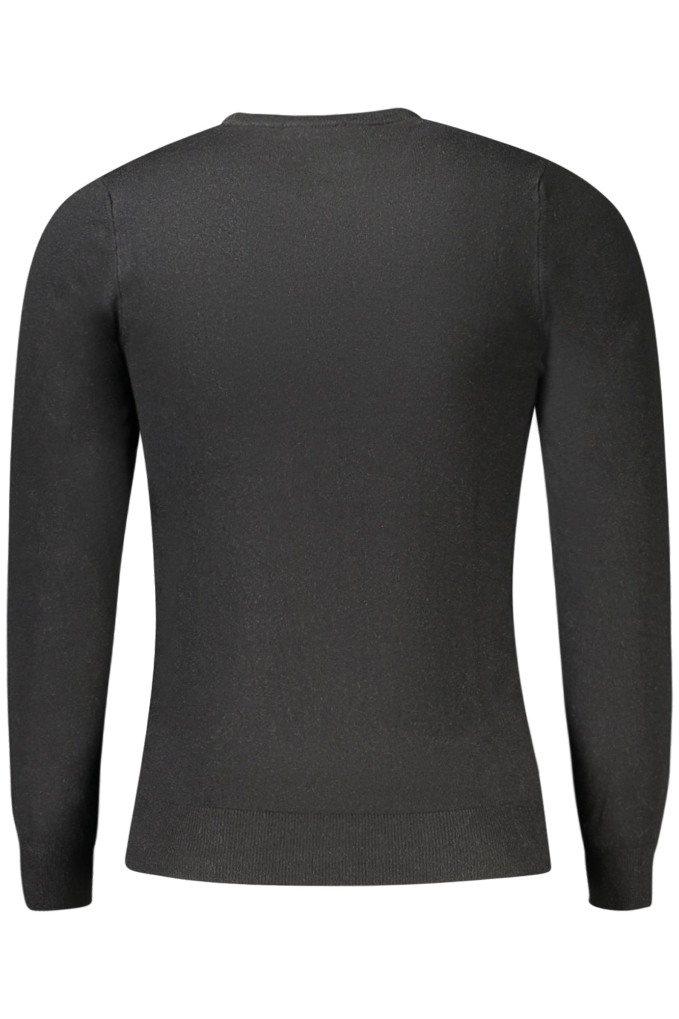 TXM60A_NE05051 – Herrenpullover Schwarz: Langarmshirt mit Stickerei und Rundhals – Größe: M, L, XL, 2XL – Farbe: Nero