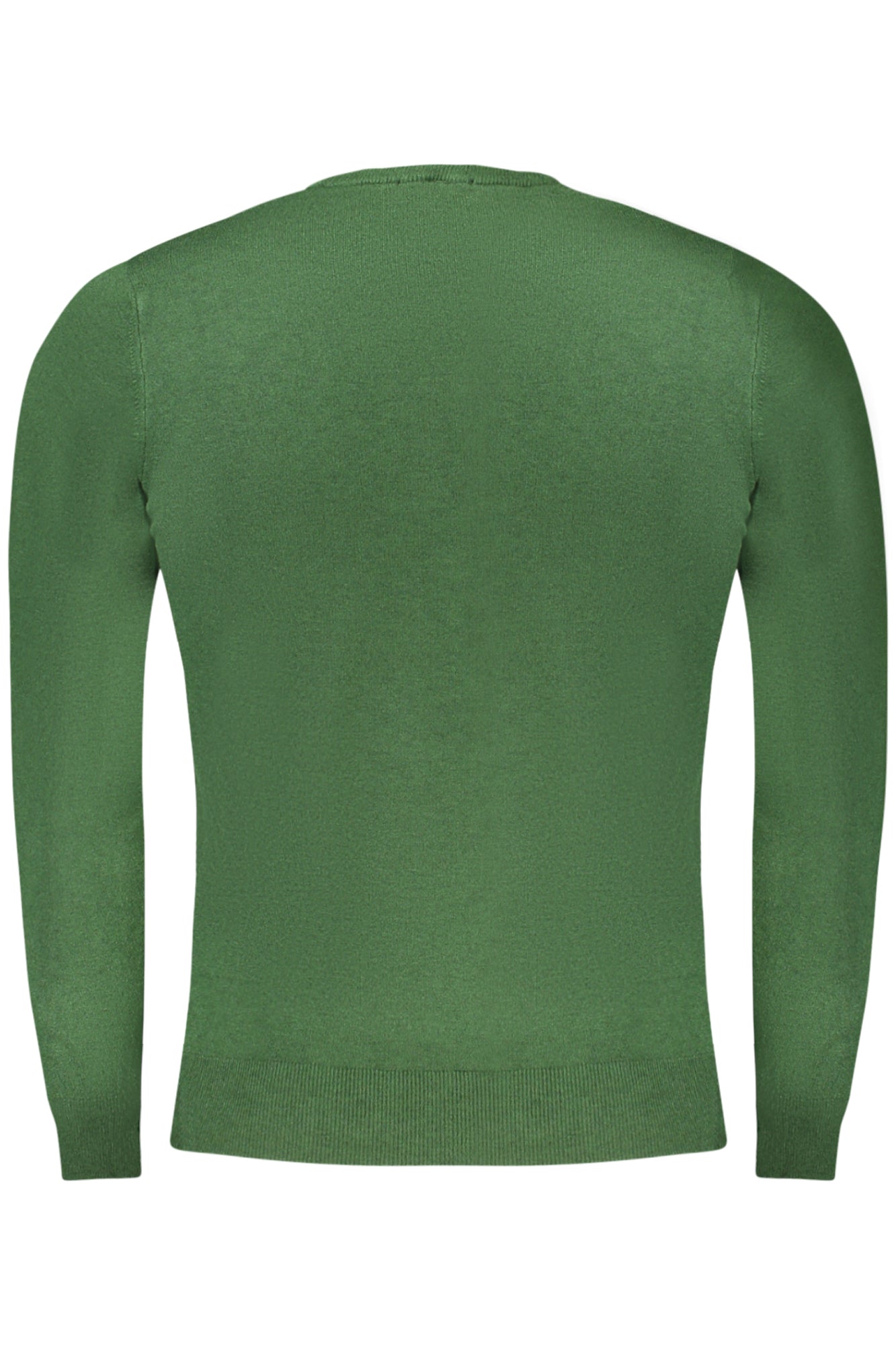 TXM60A_VE04000 – Grüner Herren Pullover: Langarm & Rundhals mit stilvoller Stickerei – Größe: M, L, XL, 2XL – Farbe: Verde