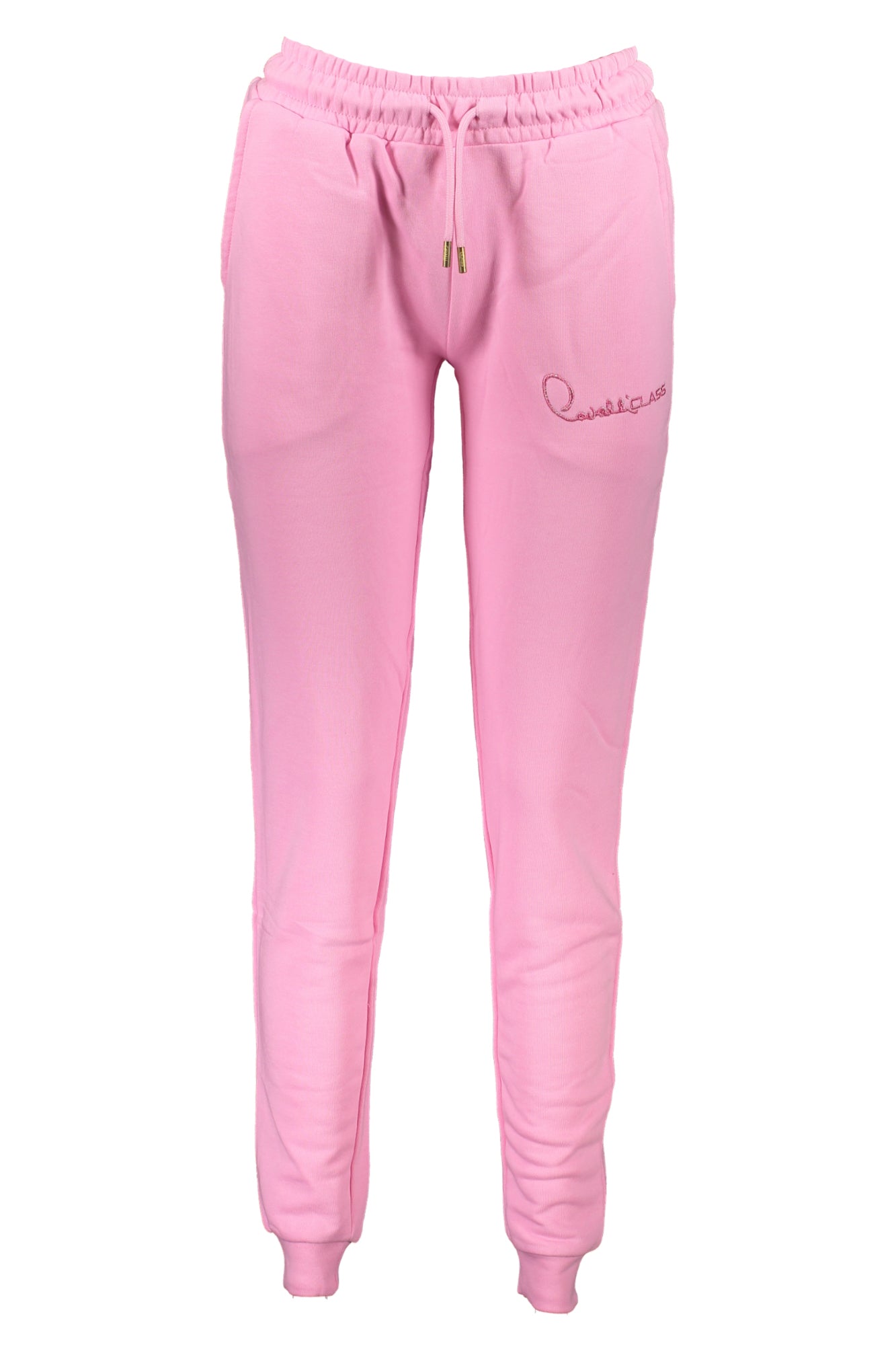 RXT23BCF062_RS02500 – Damen Sporthose Rosa - Elastisch, Mit Kordelzug & Stickerei – Größe: XS, S, M, L, XL, 2XL – Farbe: Rosa