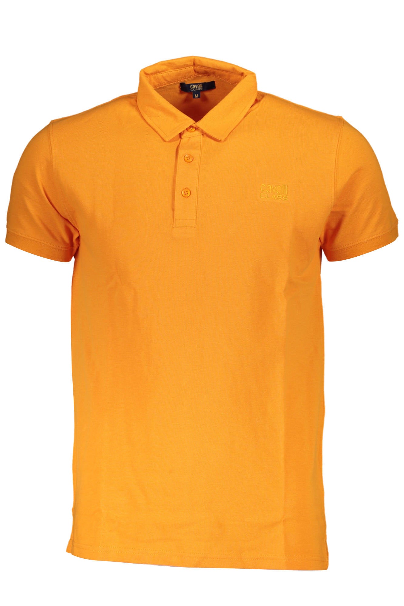 QXT64U-KB002_ARANCIO_01500 – Herren Poloshirt Orange Kurzarm mit Logo & Stickerei, 3 Knöpfe – Größe: M, L, XL, 2XL – Farbe: Arancione