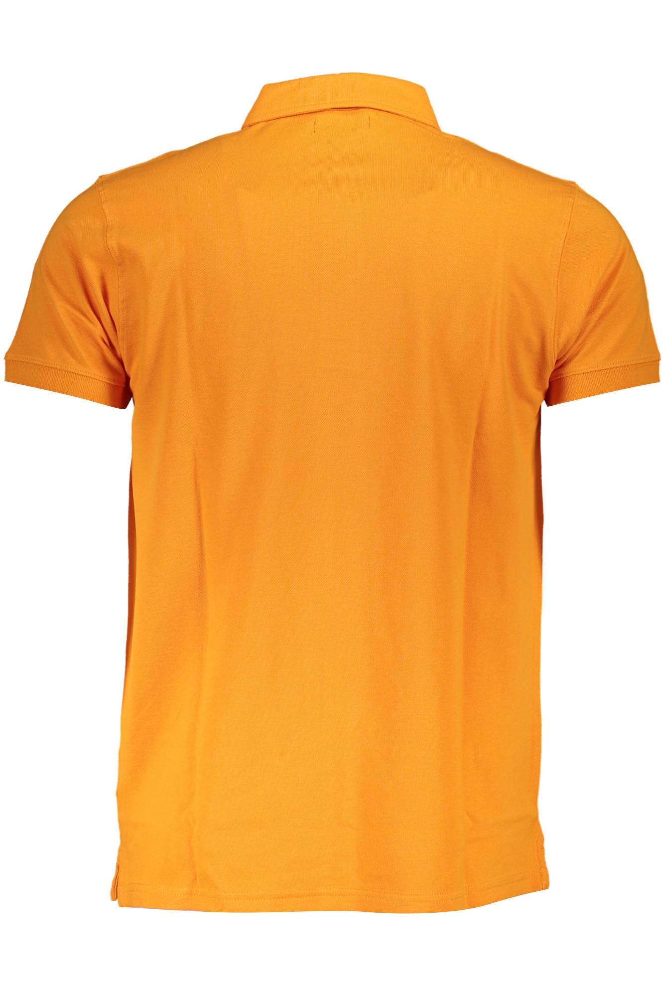 QXT64V-KB002_ARANCIO_01500 – Elegantes Kurzarm-Poloshirt für Herren in Orange mit Logo-Details – Größe: M, 2XL – Farbe: Arancione