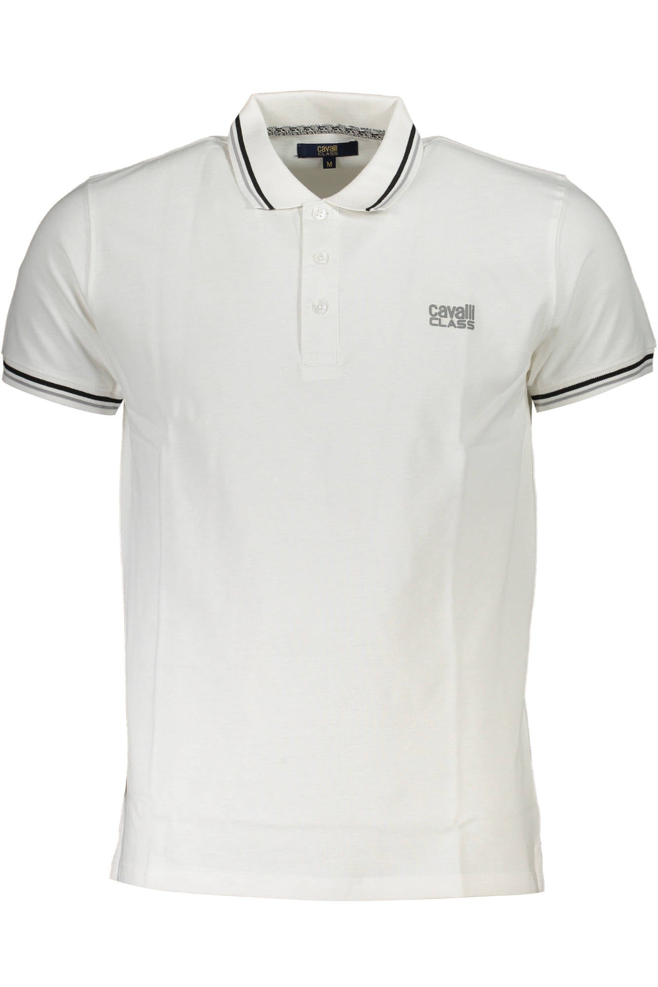 QXT64T-KB002_BIANCO_00053 – Stilvolles Herren Poloshirt Weiß mit Kontrastdetails und Logo – Größe: XL, 2XL – Farbe: Bianco