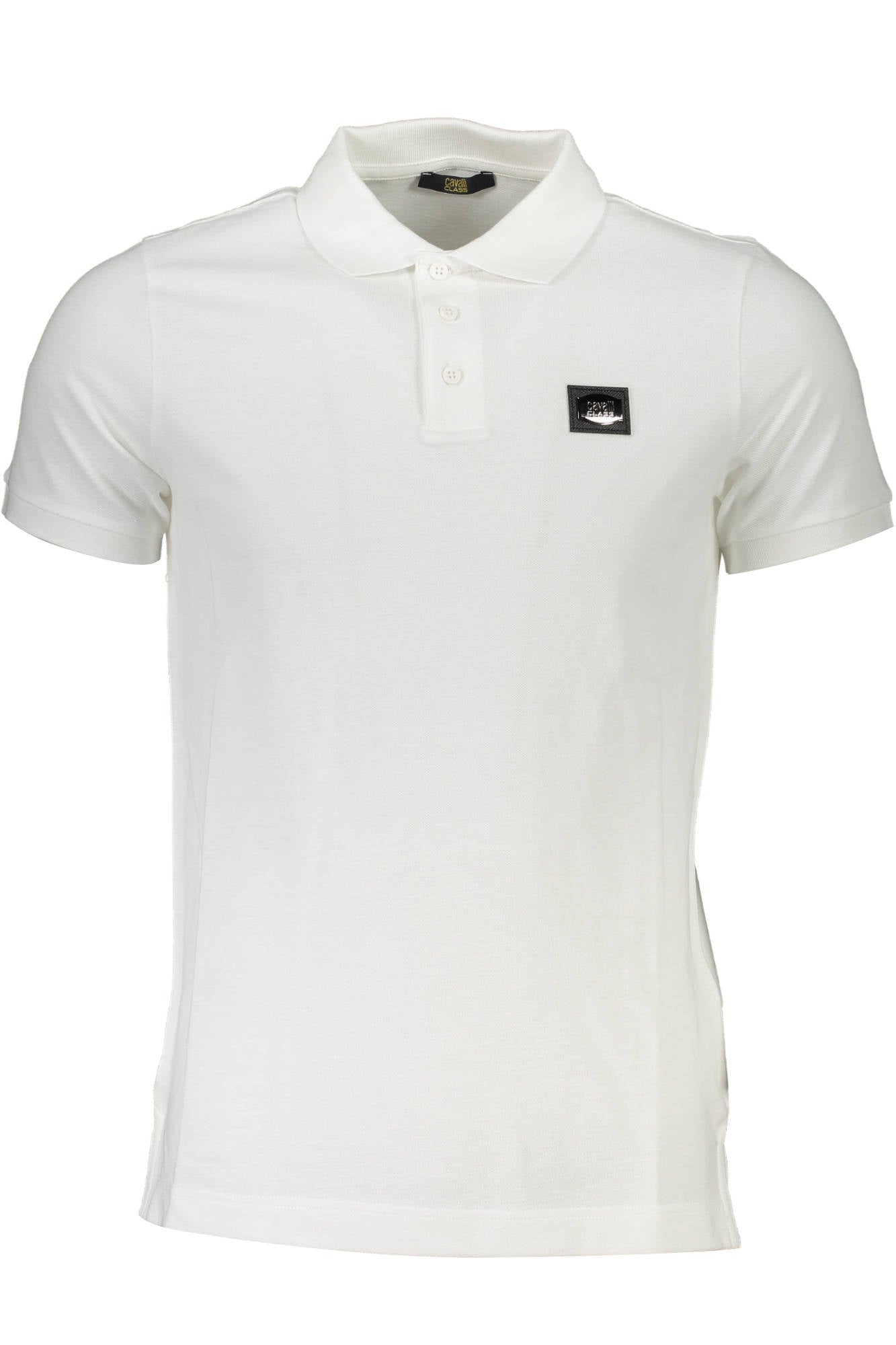 QXT64B-KB010_BIANCO_00053 – Herren Kurzarm-Poloshirt in Weiß mit Logo und Applikationen – Größe: M, L, XL, 2XL – Farbe: Bianco