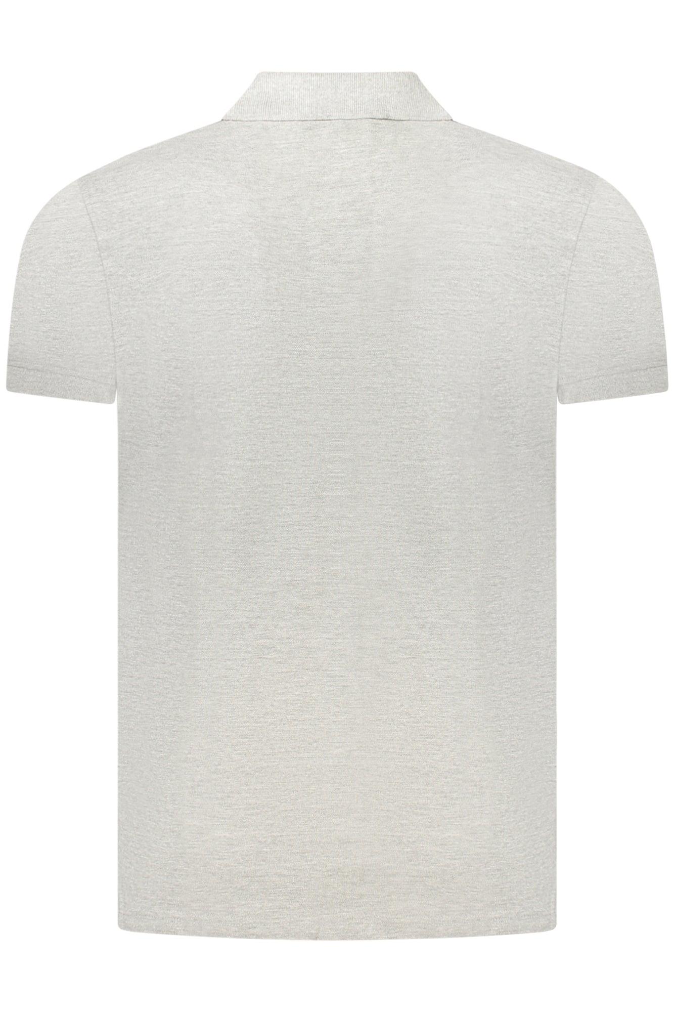TXT64DJD060_GR05001 – Herren Kurzarm-Polohemd in Grau mit Stickerei und Kontrastdetails – Größe: M, L, XL, 2XL – Farbe: Grigio
