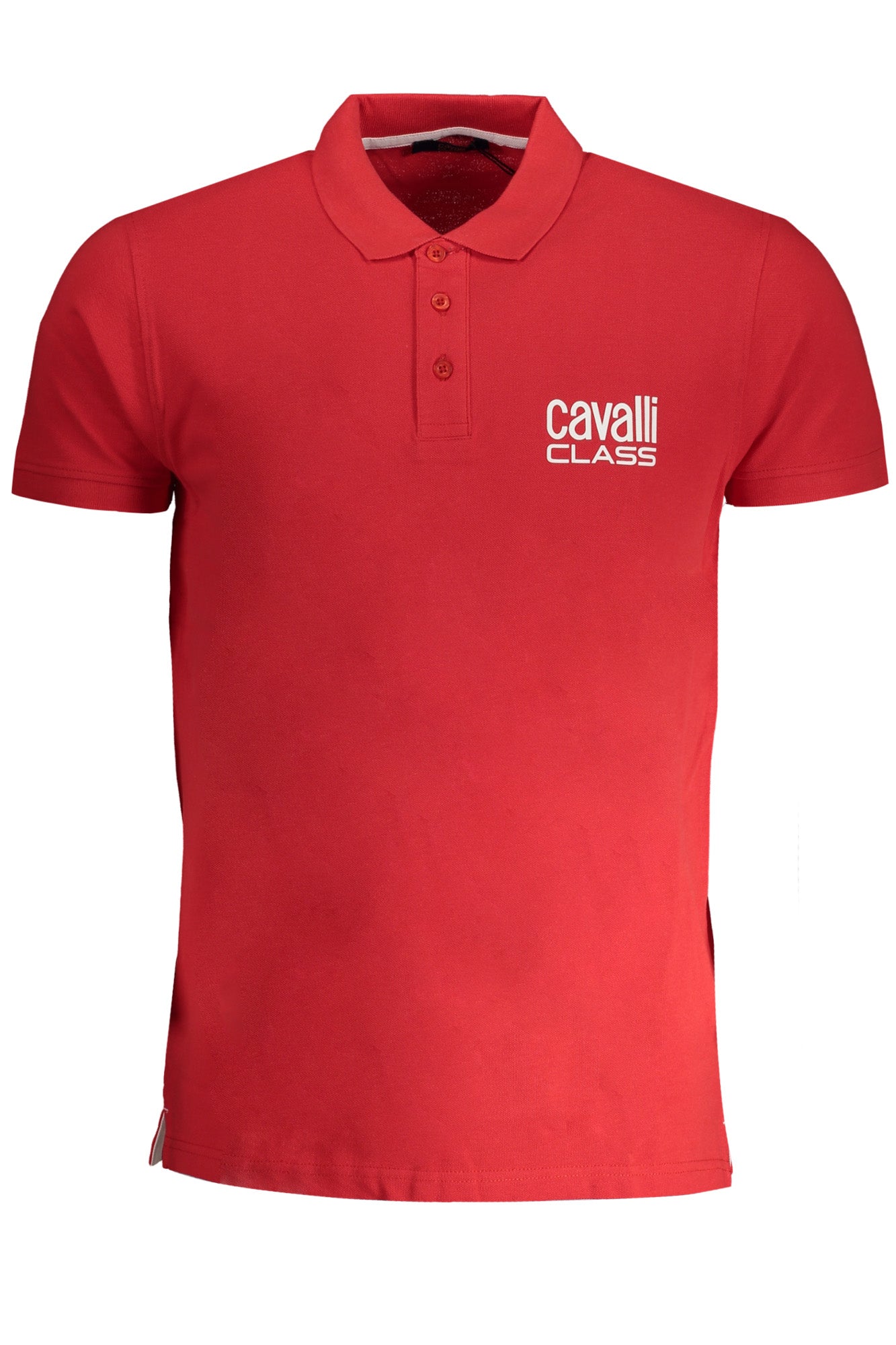 QXT64ZKB002_RO02000 – Herren Kurzarm-Poloshirt Rot mit Druck und Logo - Stilvoll & Modern – Größe: M, L, XL, 2XL – Farbe: Rosso