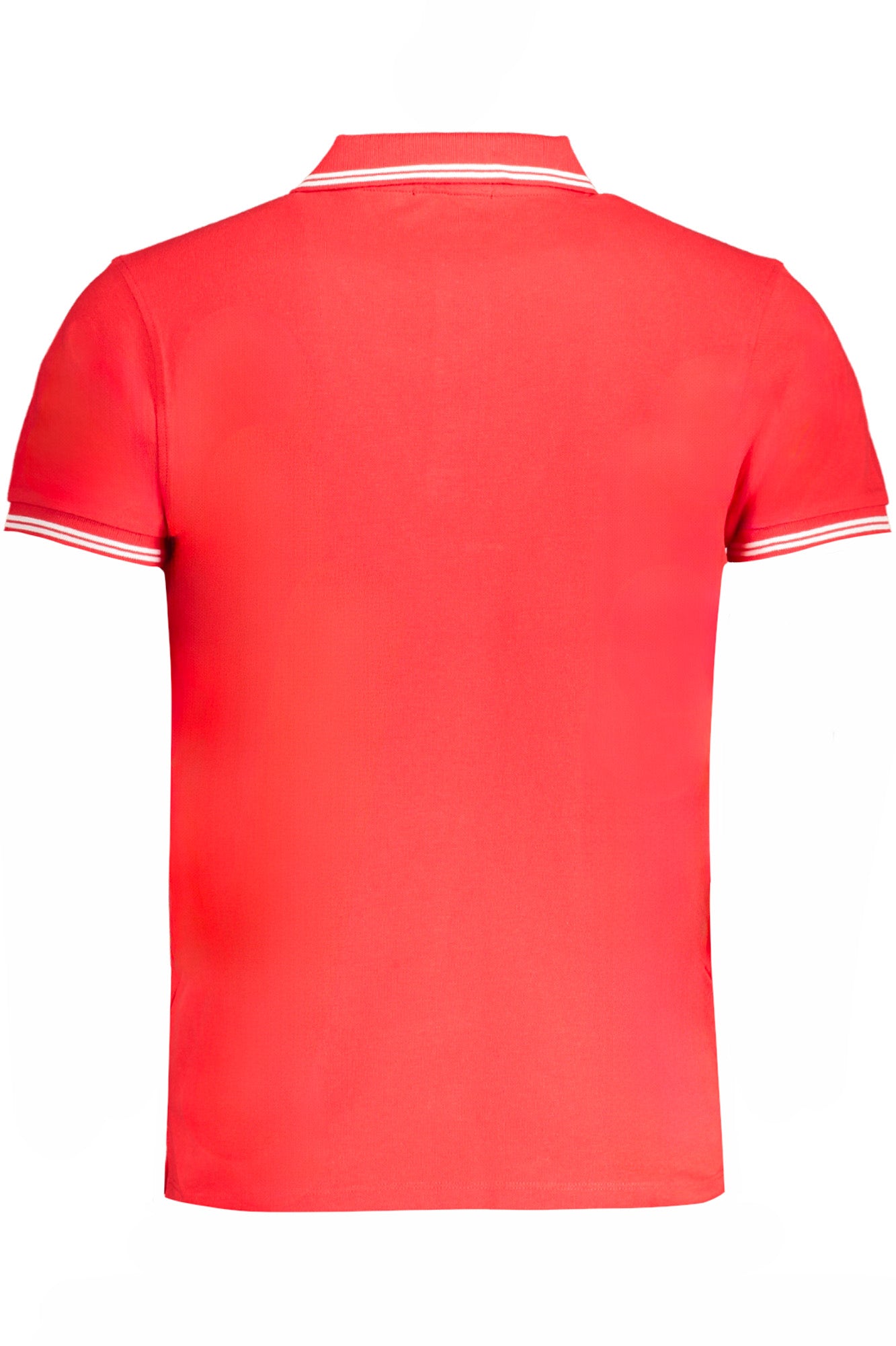 QXT64YKB002_ROREDW – Elegantes Kurzarm-Poloshirt für Herren in Rot mit Stickerei – Größe: M, L, XL, 2XL – Farbe: Rosso
