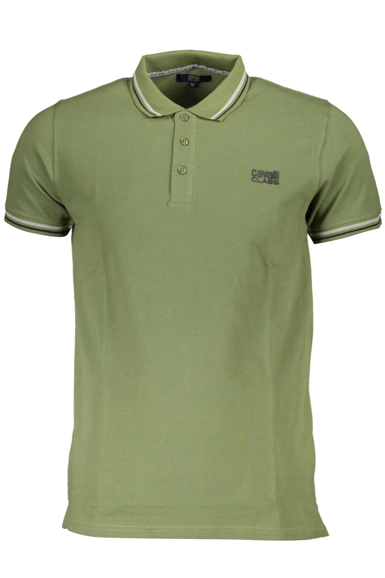 QXT64T-KB002_VERDE_04050 – Elegantes Kurzarm-Poloshirt für Herren in Grün mit Kontrastdetails – Größe: M, L, XL, 2XL – Farbe: Verde