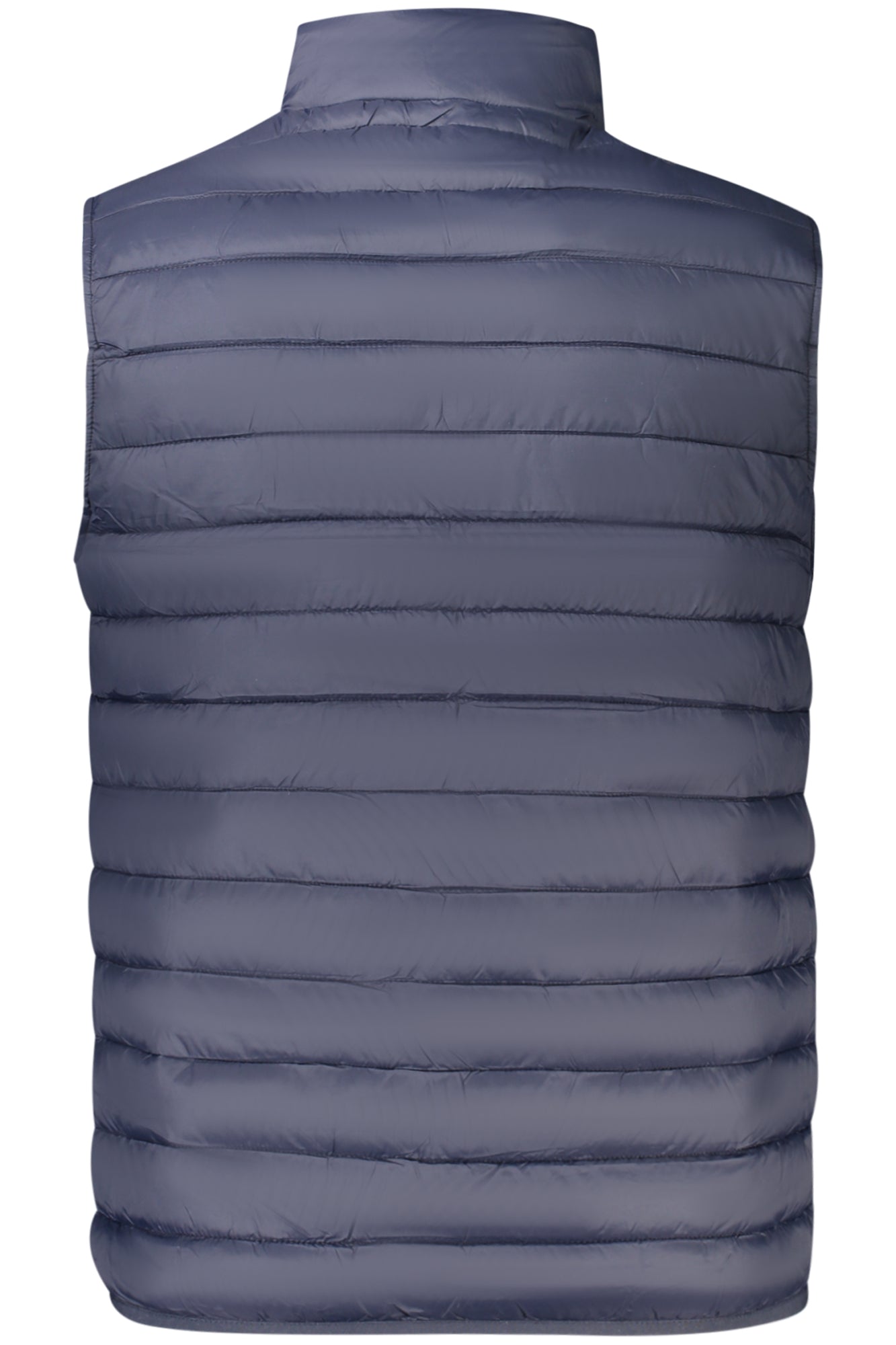 TXT40VSB049_BL04926 – Herren Blaue Ärmellose Jacke mit Taschen & Applikationen – Größe: S, M, L, XL, 2XL – Farbe: Blu