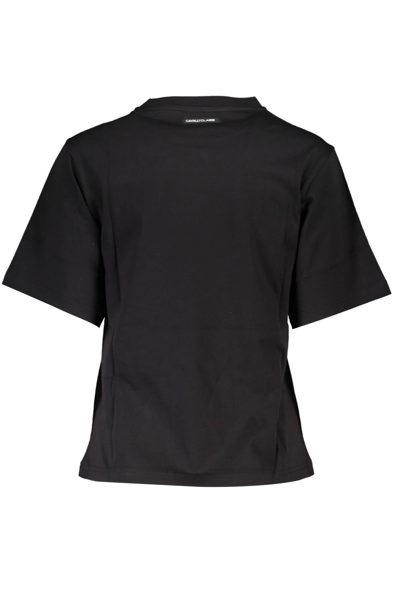 QXT62A-JD060_NERO_05051 – Damen Kurzarm T-Shirt Schwarz - Regular Fit mit Logo-Druck – Größe: XS, S, M, L – Farbe: Nero