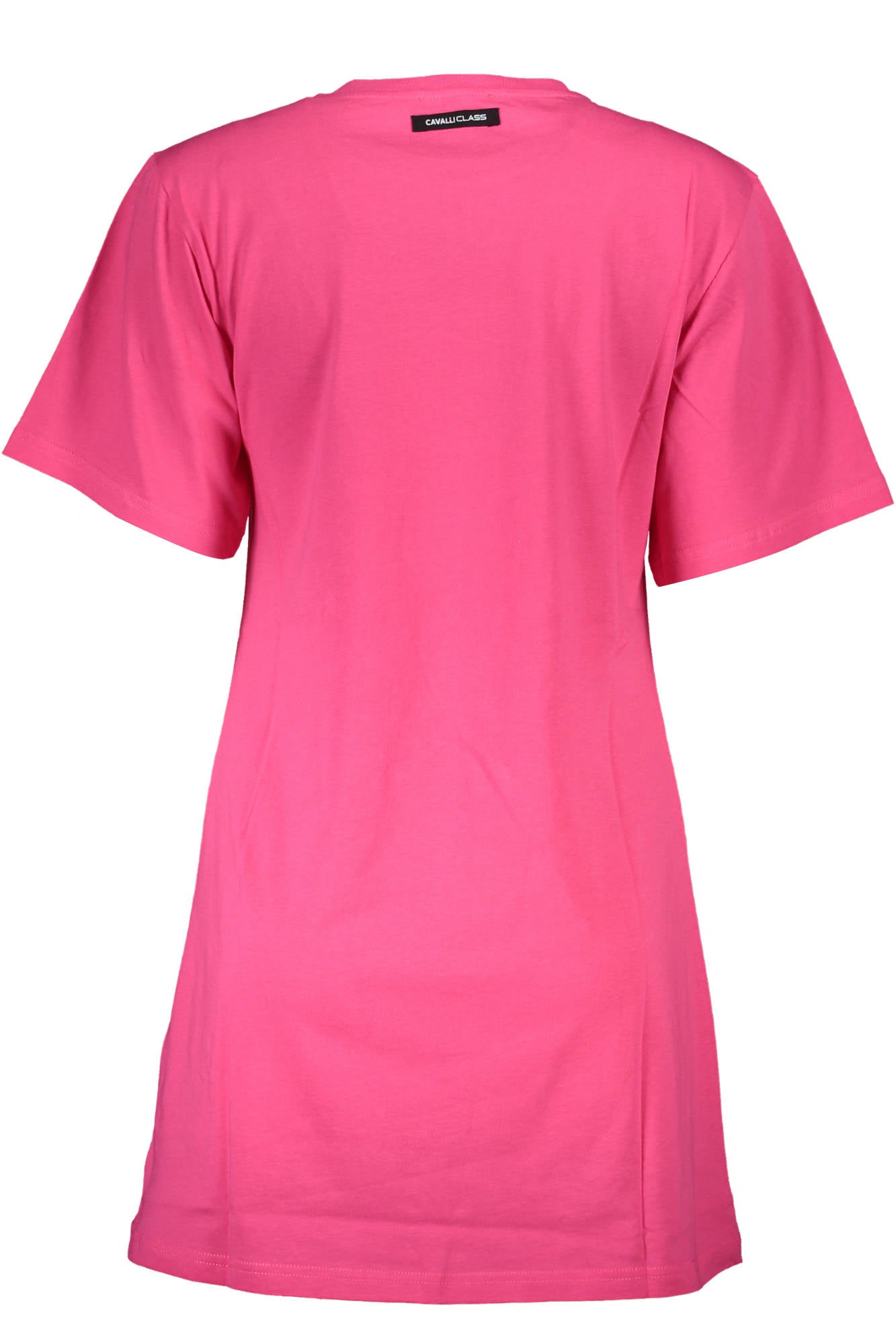 QXT10E-JD060_ROSA_02500 – Damen Kurzarm T-Shirt Rosa mit Druck und Logo - Reguläre Passform – Größe: S, M, L, XL, 2XL – Farbe: Rosa