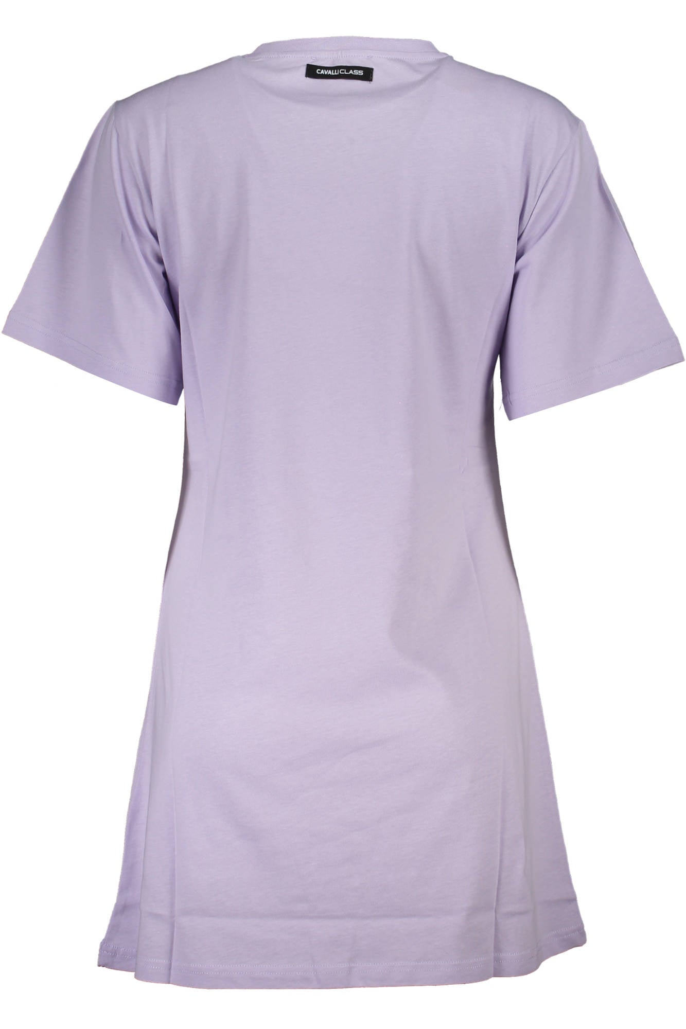 QXT10E-JD060_VIOLA_03001 – Lila Damen T-Shirt mit Print – Kurzarm, Regular Fit, Rundhals – Größe: M, L, XL, 2XL – Farbe: Viola