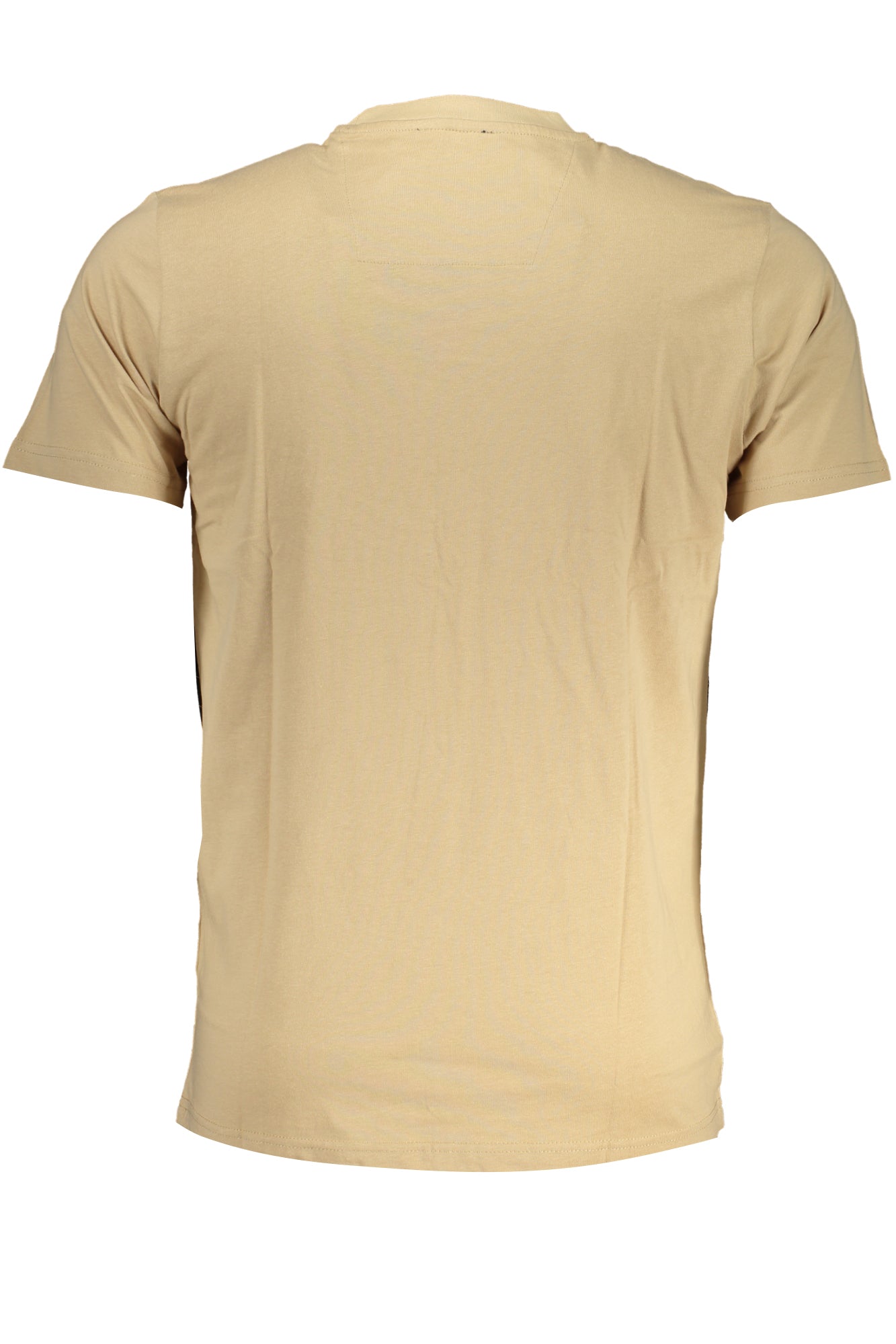 QXT62UJD060_BE00503 – Elegantes Herren T-Shirt Beige mit Rundhals und Druckmotiv – Größe: M, L, XL, 2XL – Farbe: Beige