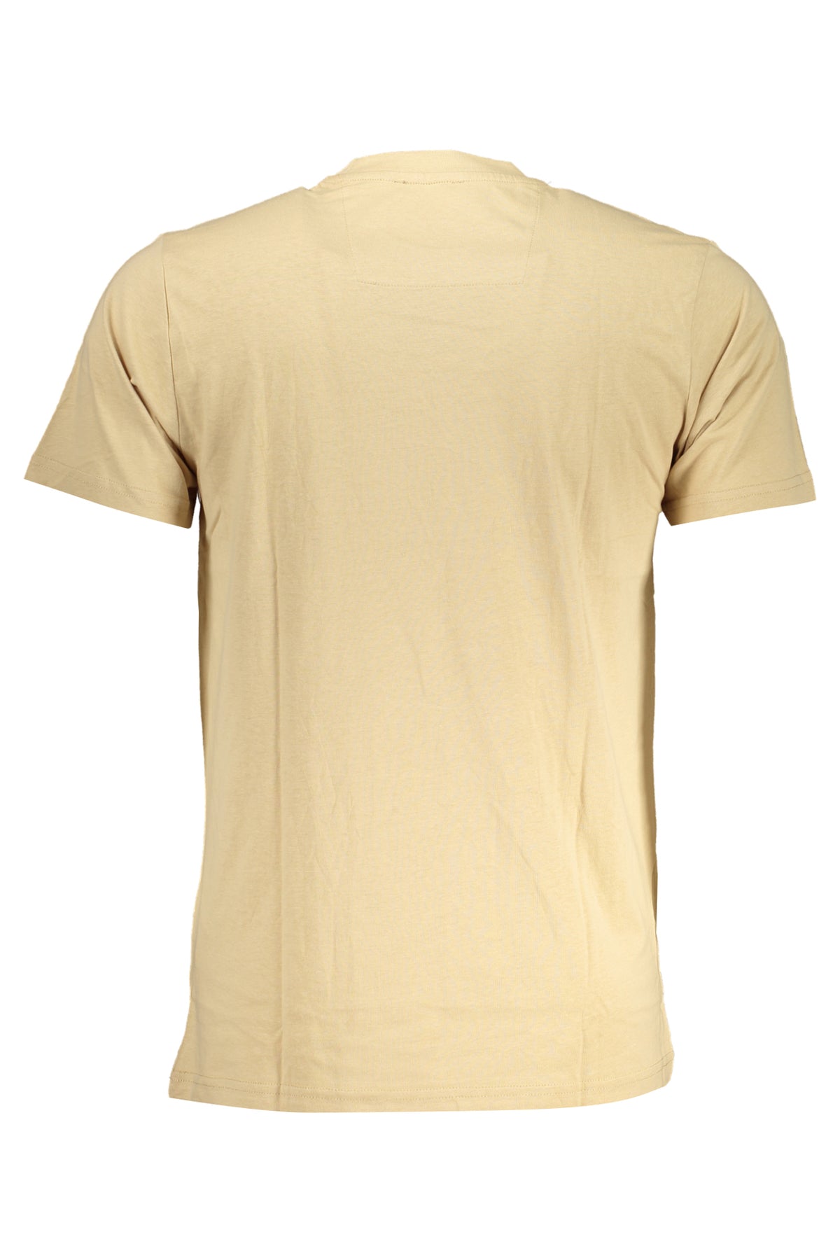 QXT63EJD060_BE00503 – Beiges Herren T-Shirt mit Rundhals & Print - Eleganz für jeden Tag – Größe: M, L, XL, 2XL – Farbe: Beige