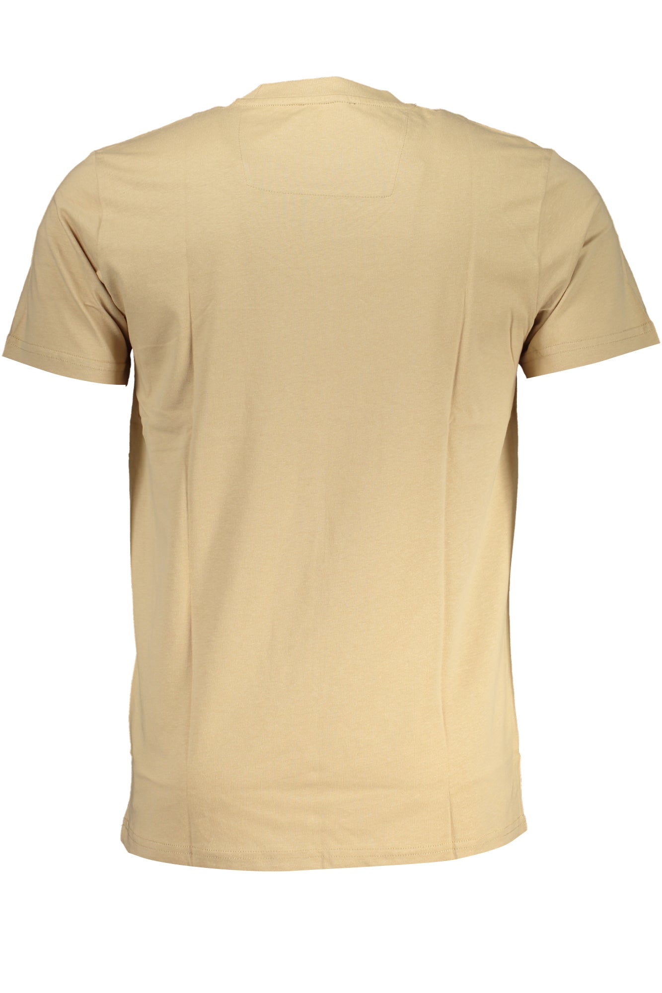 QXT62TJD060_BE00503 – Elegantes Herren Kurzarm-Tee in Beige mit modernem Druck – Größe: M, L, XL, 2XL – Farbe: Beige