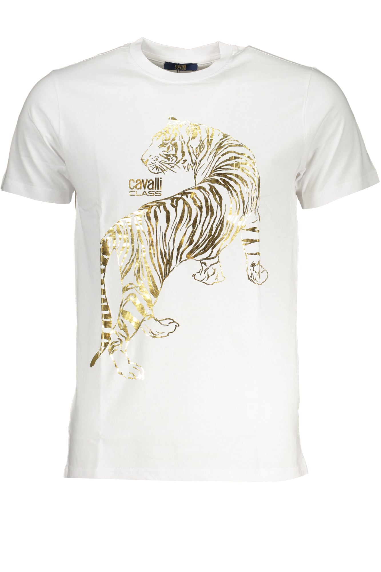 QXT62TJD060_BI00053 – Stilvolles Kurzarm Herren T-Shirt in Weiß mit Print & Rundhals – Größe: L, XL, 2XL – Farbe: Bianco