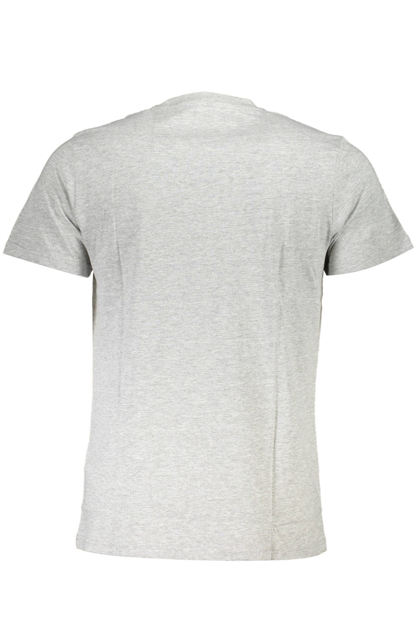 QXT061I-JD060_GRIGIO_04965 – Hochwertiges graues Herren-T-Shirt mit Rundhalsausschnitt & Druck – Größe: L, XL, 2XL – Farbe: Grigio