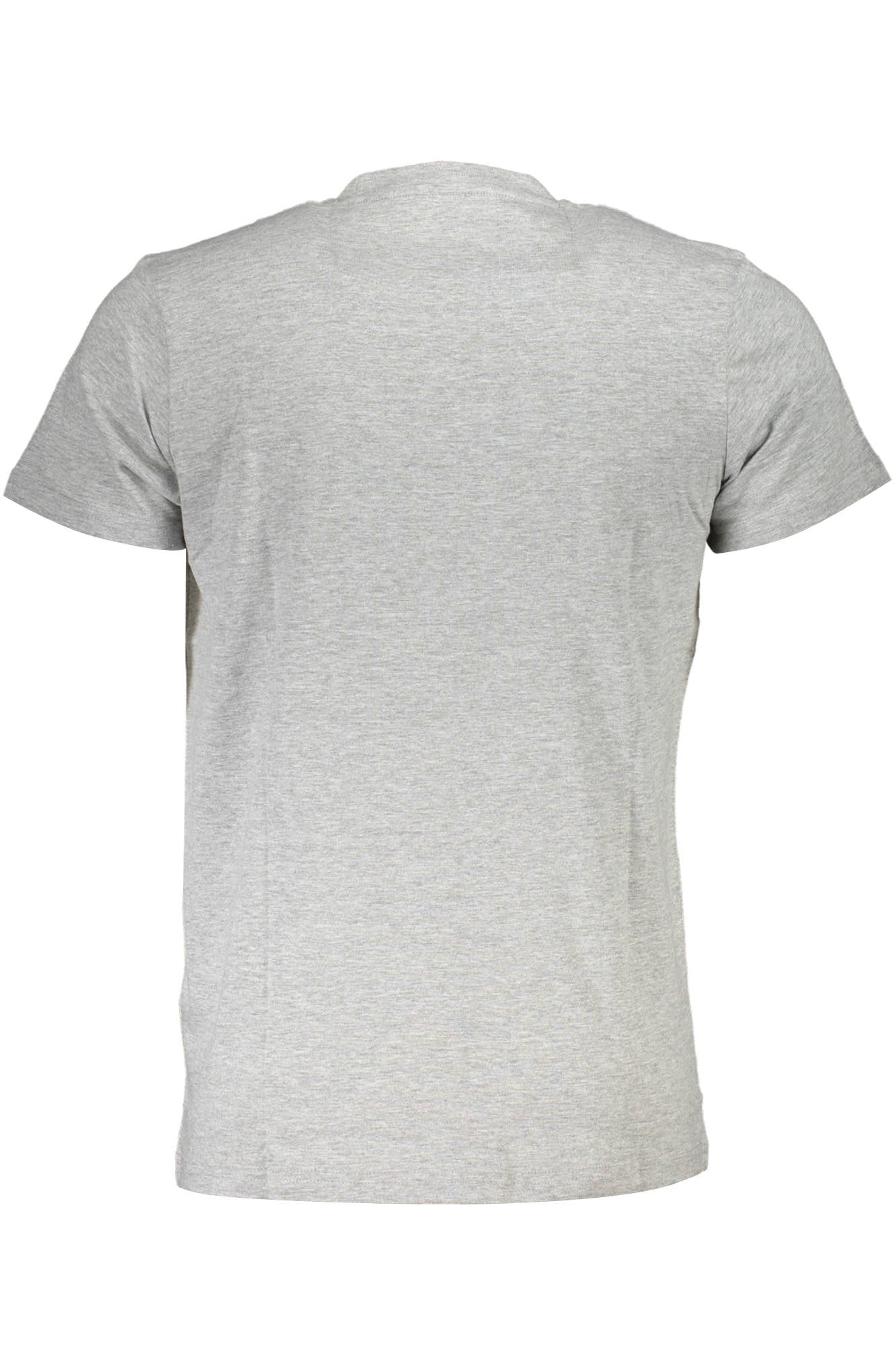 QXT61X-JD060_GRIGIO_04965 – Graues Herren T-Shirt mit Print und Rundhalsausschnitt – Kurzarm-Look – Größe: L, XL, 2XL – Farbe: Grigio