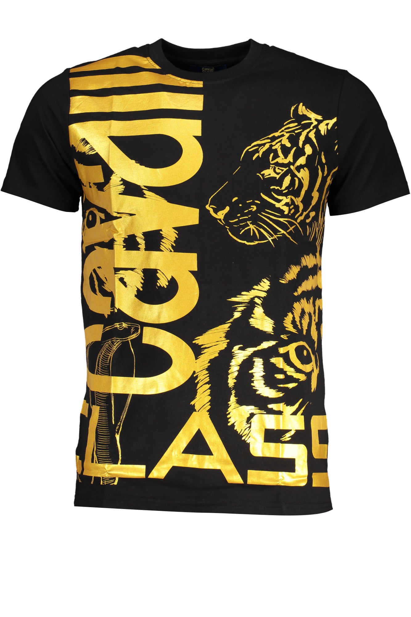 QXT63DJD060_NE05051 – Stilvolles Herren T-Shirt Schwarz mit Druck und Rundhals - Kurzarm – Größe: L, XL, M – Farbe: Nero